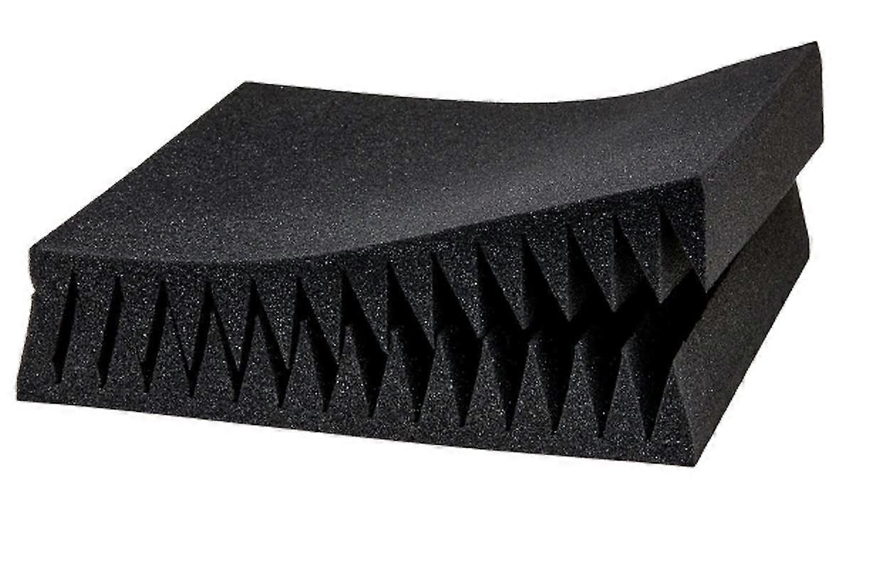 4 packs of coal acoustic panels studio foam cams 2 x 12 x 12 inches
