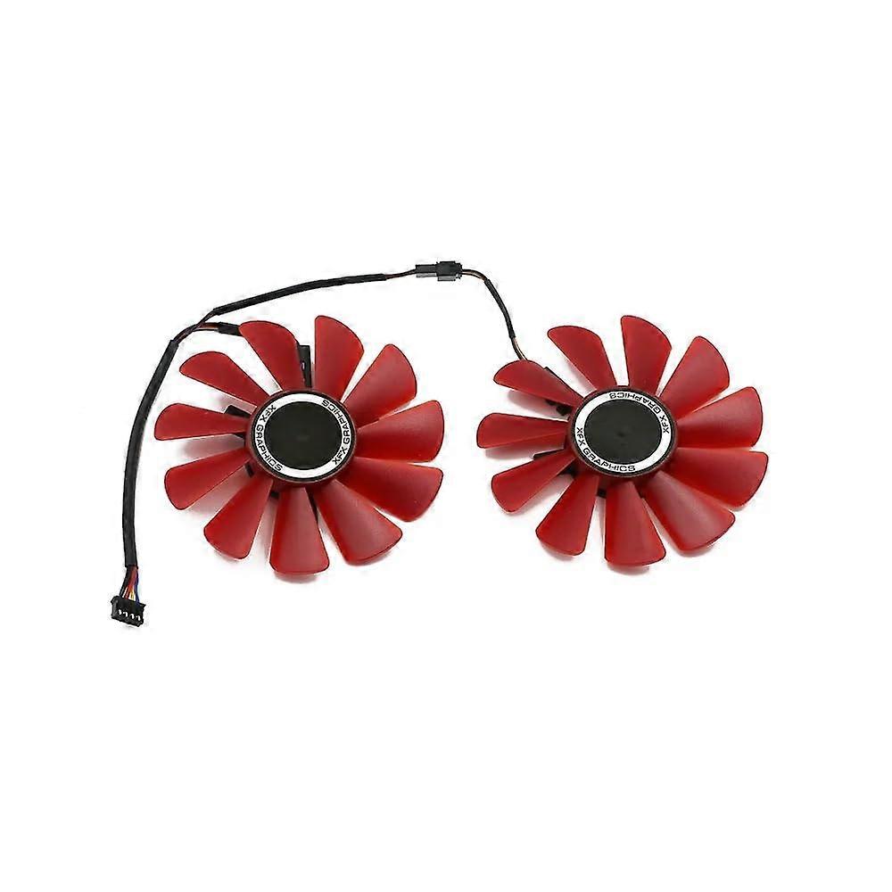 85mm FDC10U12S9-C RX480 GPU Fan Replacement for XFX RX570 RX580 RS Graphics Cards Cooling Solution