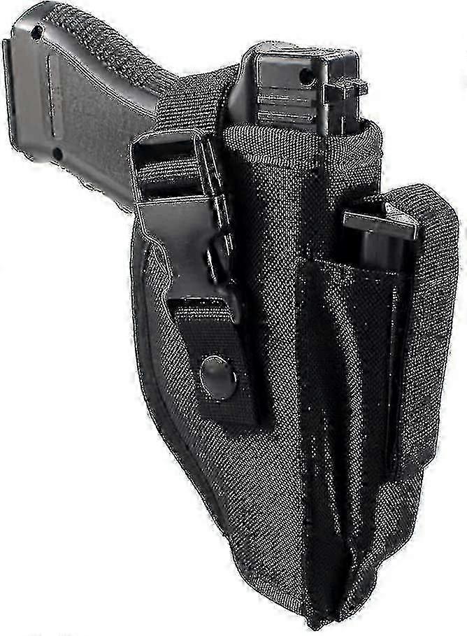 Coldre de Cinto Tático com Bolso para Magazine, Estojo Universal para Cinto Externo para Armas de Fogo
