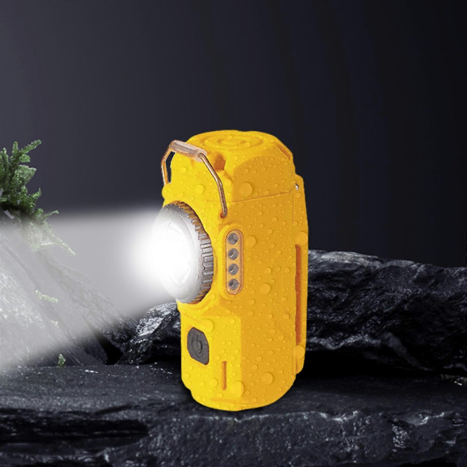 USB Lighter Outdoor Lighter With Flashlight Windproof Lighter Recharge Gadgets AA