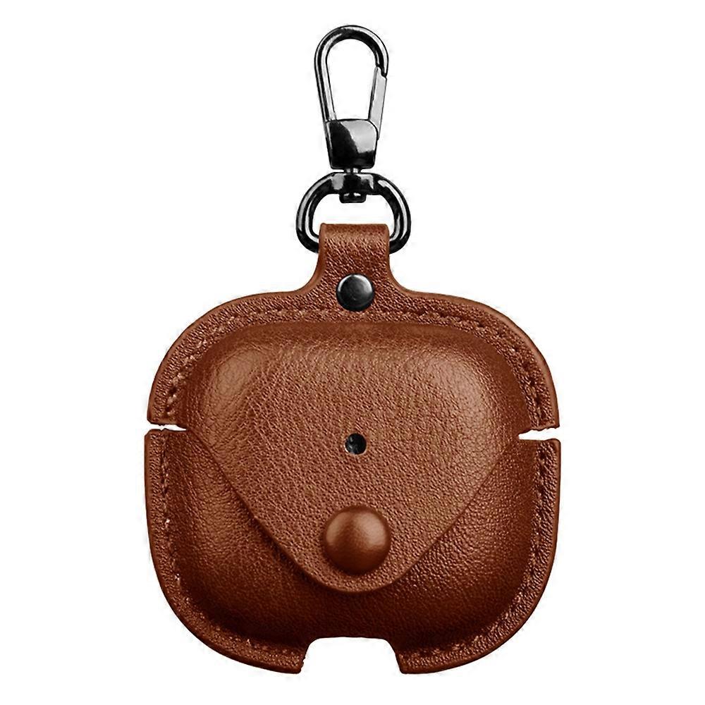 For AirPods 4 Charging Case Cover Leather+PC Earbuds Protective Case