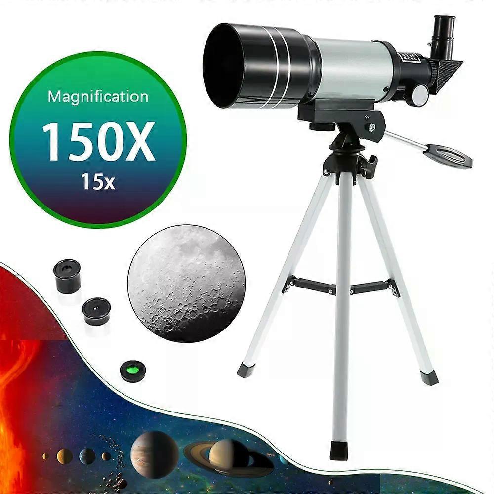 F30070M Professional Astronomical Monocular Telescope  Lens Eyepiece with Tripod For Astronomic Space