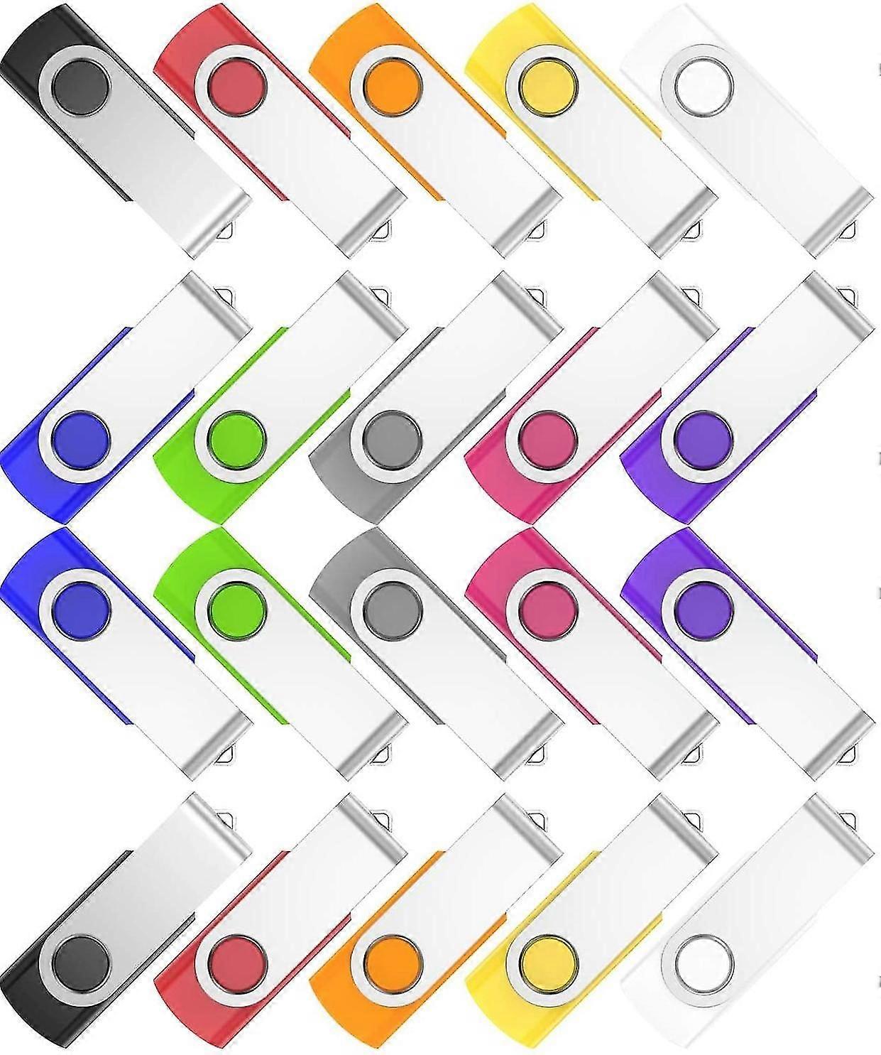 20 Stück Flash USB 2.0 Memory Stick Stick Stick Sticks