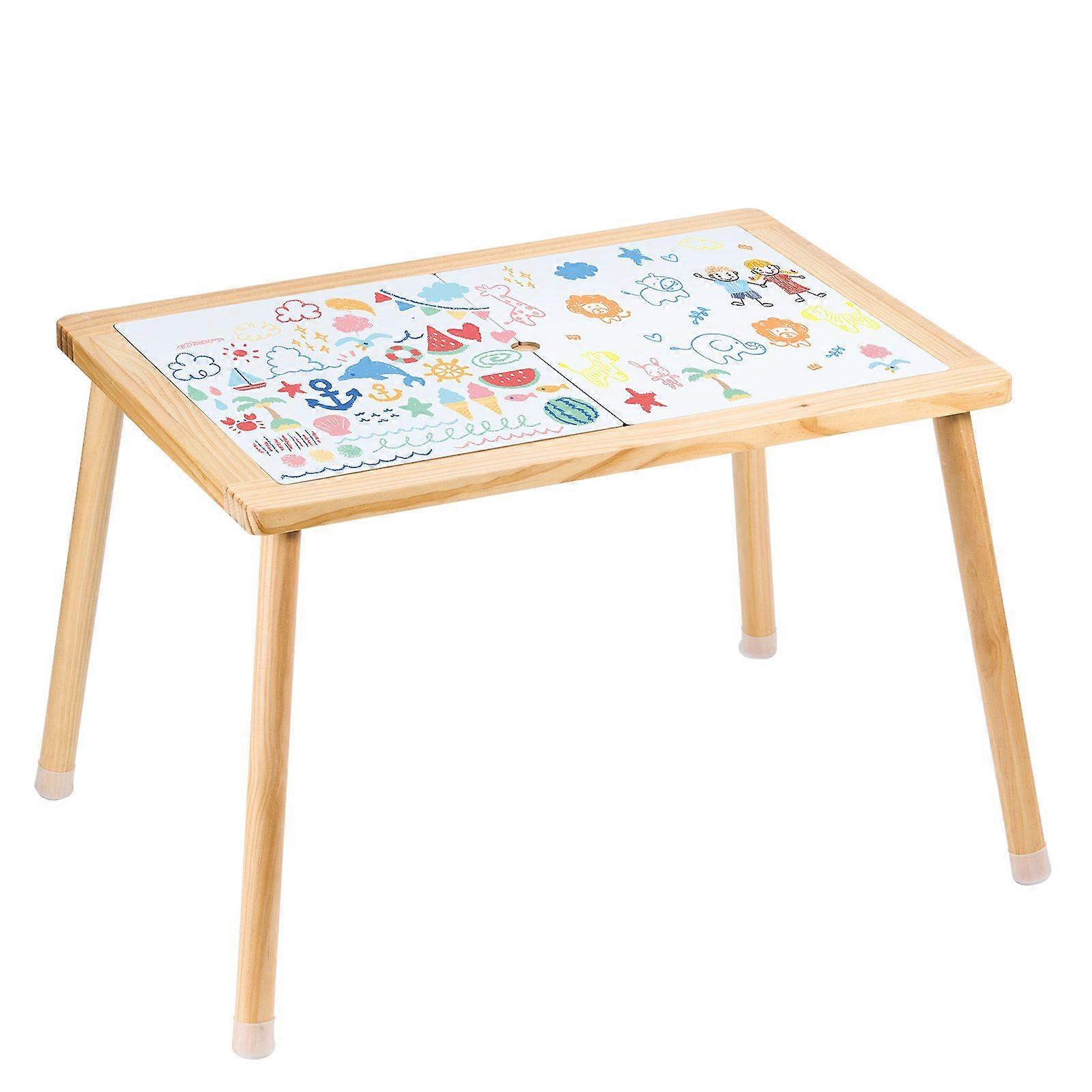 Sensory Table for Toddlers, Kids Activity Table with Double-Sided Tabletop & Non-Slip Feet, Indoor/Outdoor Play Activity Table