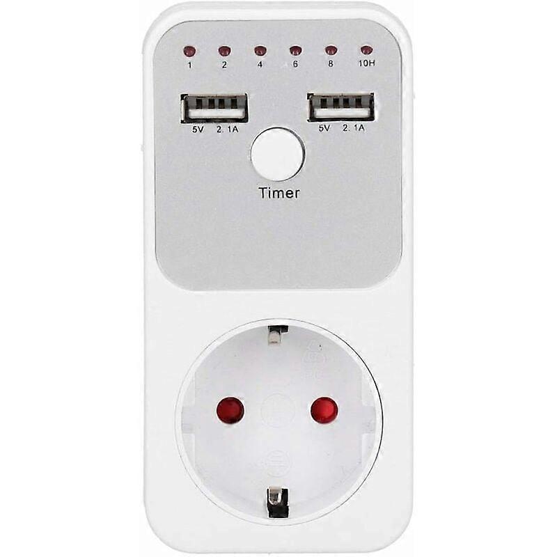 180~260v usb smart digital countdown timer socket for computer phone charger(eu plug)