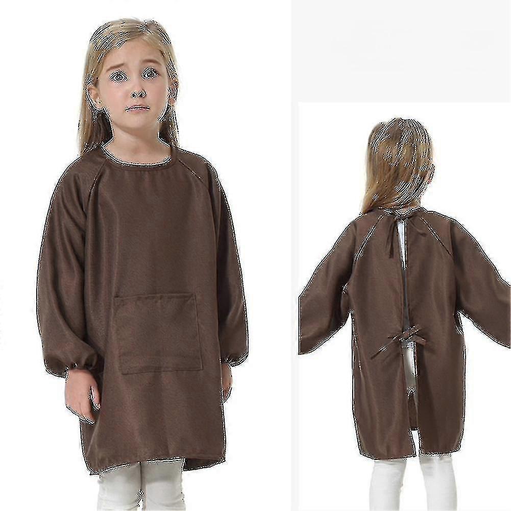Garçons Filles Enfants Imperméable à l’eau Peinture Blouse Chilrden Tablier Art Artisanat Manches Longues Nouveau