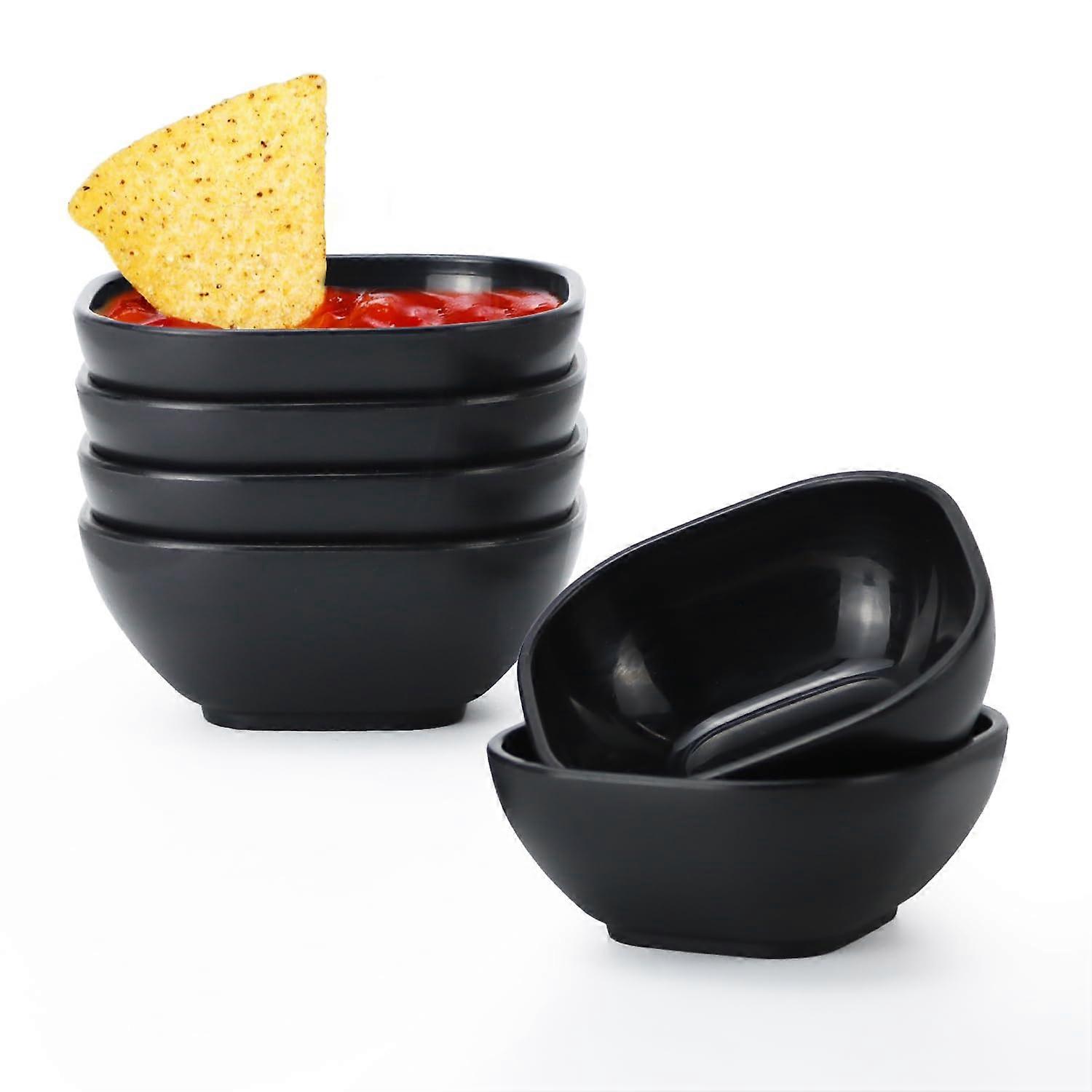 Soy Sauce Dishes,Wheat Straw Small Bowls Set of 6-4.5 OZ Small Dessert Bowls,Unbreakable