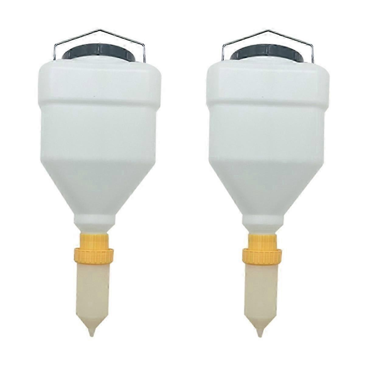 2PCS 5.5L Bottiglia di Salsa Salsa Spremere Bottiglia Appeso Salsa Dispenser Grande Squeeze Bottiglia Appeso Sau-CHENG FU