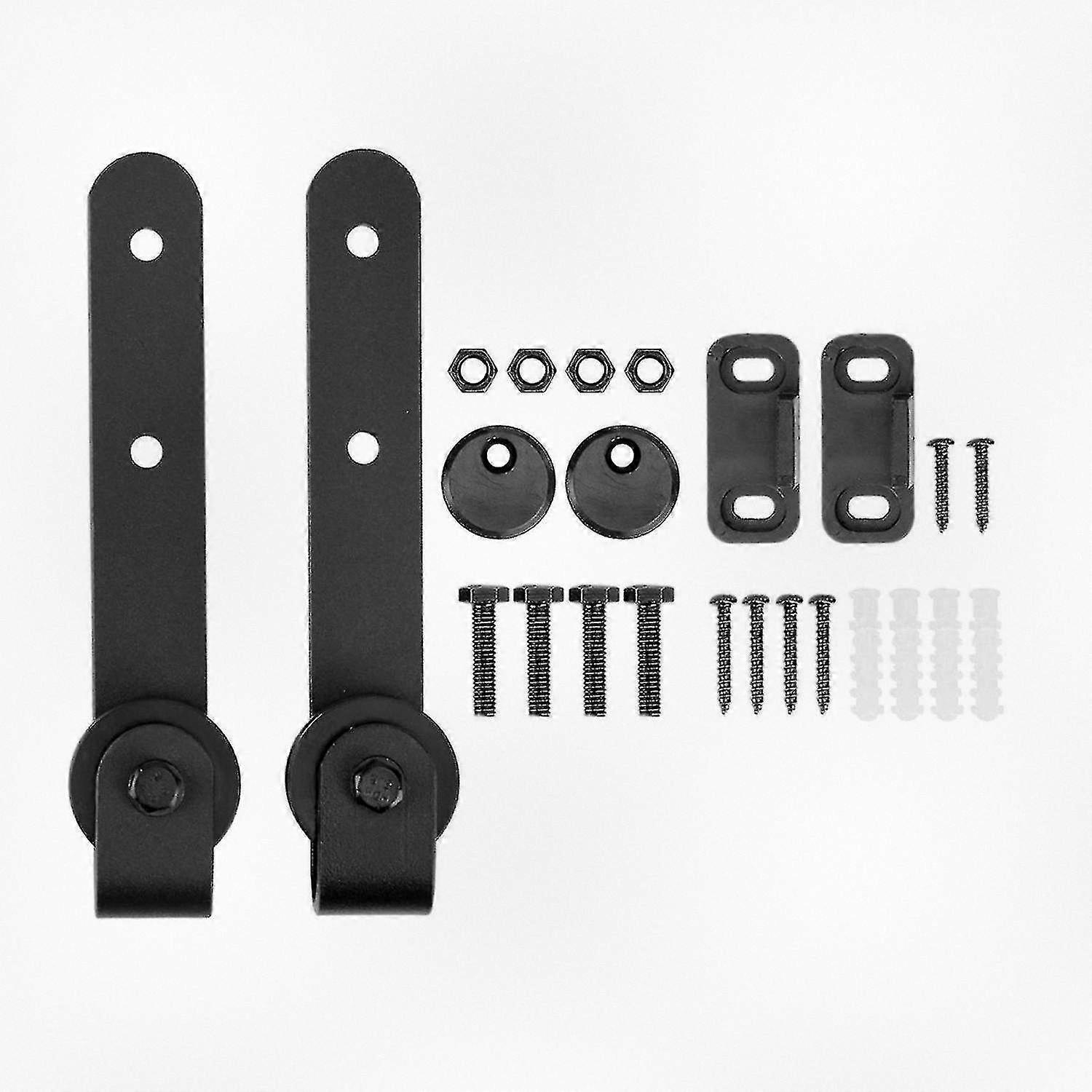 Mini Sliding Door Hardware Kit for Cabinets, Top Mount Hanging Track System, Compact Barn Door Mechanism