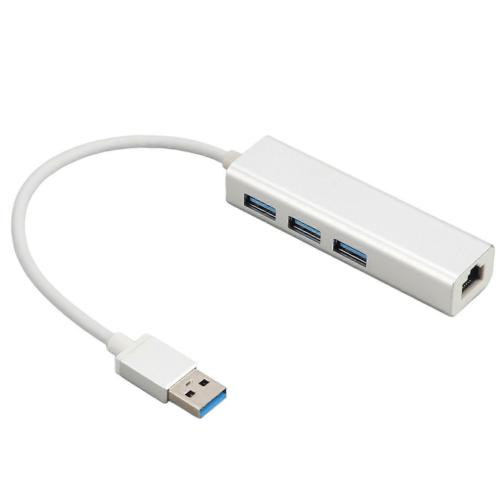 محول USB RJ45 USB3.0 موصل 10M 100M سبائك الألومنيوم محول منفذ إيثرنت للمكتب