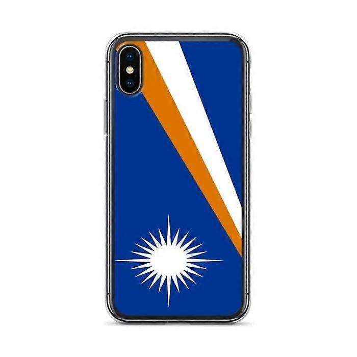 Phone case - PIXELFORMA - iPhone X - Marshall Islands Flag - Flexible - Durable - Shockproof