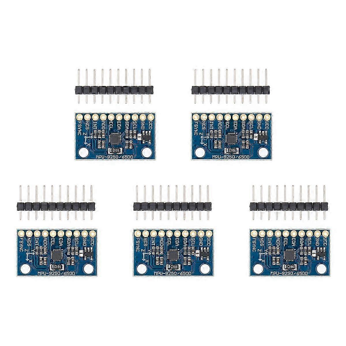 5X MPU-9250 -9250 9-Axis Sensor Module I2C/SPI Communications Thriaxis Gyroscope + Triaxial Acceler