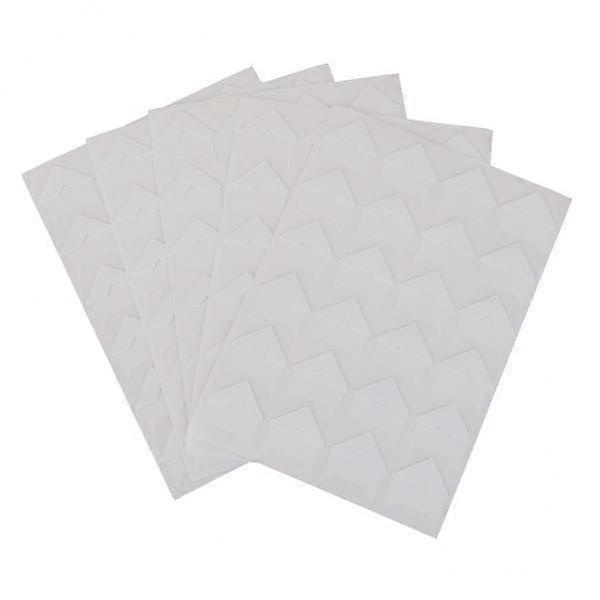3-11pack 5 Sheet DIY Scrapbook Corner Sticker White