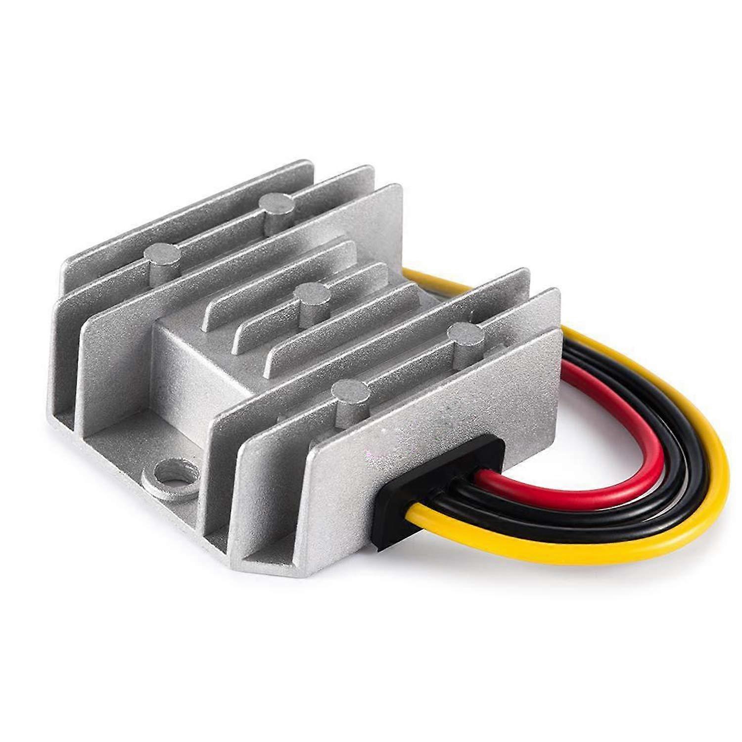 DC/DC Voltage Reducer Converter 12V 24V Step Down to 6V 10A 60W, Power Supply Module Buck Transformer,, for Golf Cart, Forklifts, Car