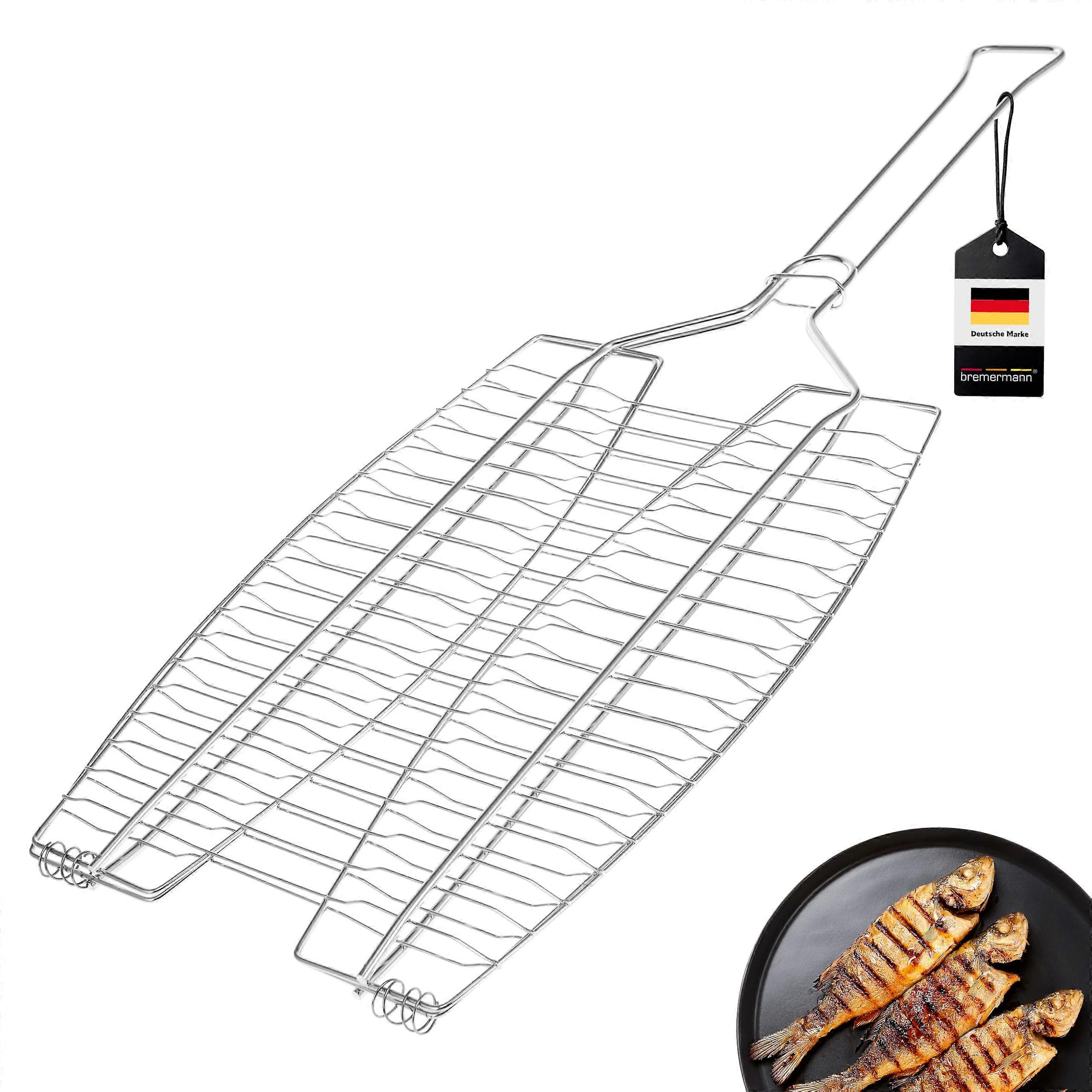 Fish Grill Double Stainless Steel 65 Approx. x 26.5 cm