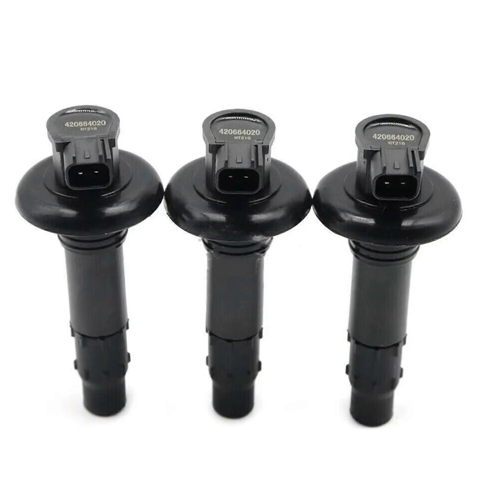 CDI Ignition Coil Kit 420664020 for SeaDoo GTI GTX GTS GTR RXT RXP Wake 4-TEC 130 155 185 3-Piece Set
