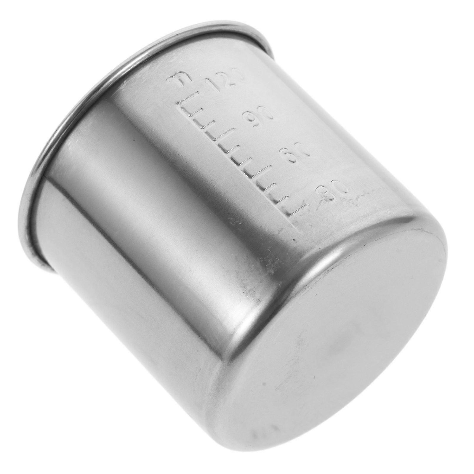 Stainless Steel Measuring Cup with Scale   Multi Functional Kitchen Container for Cooking, Baking, and Rice Measurement