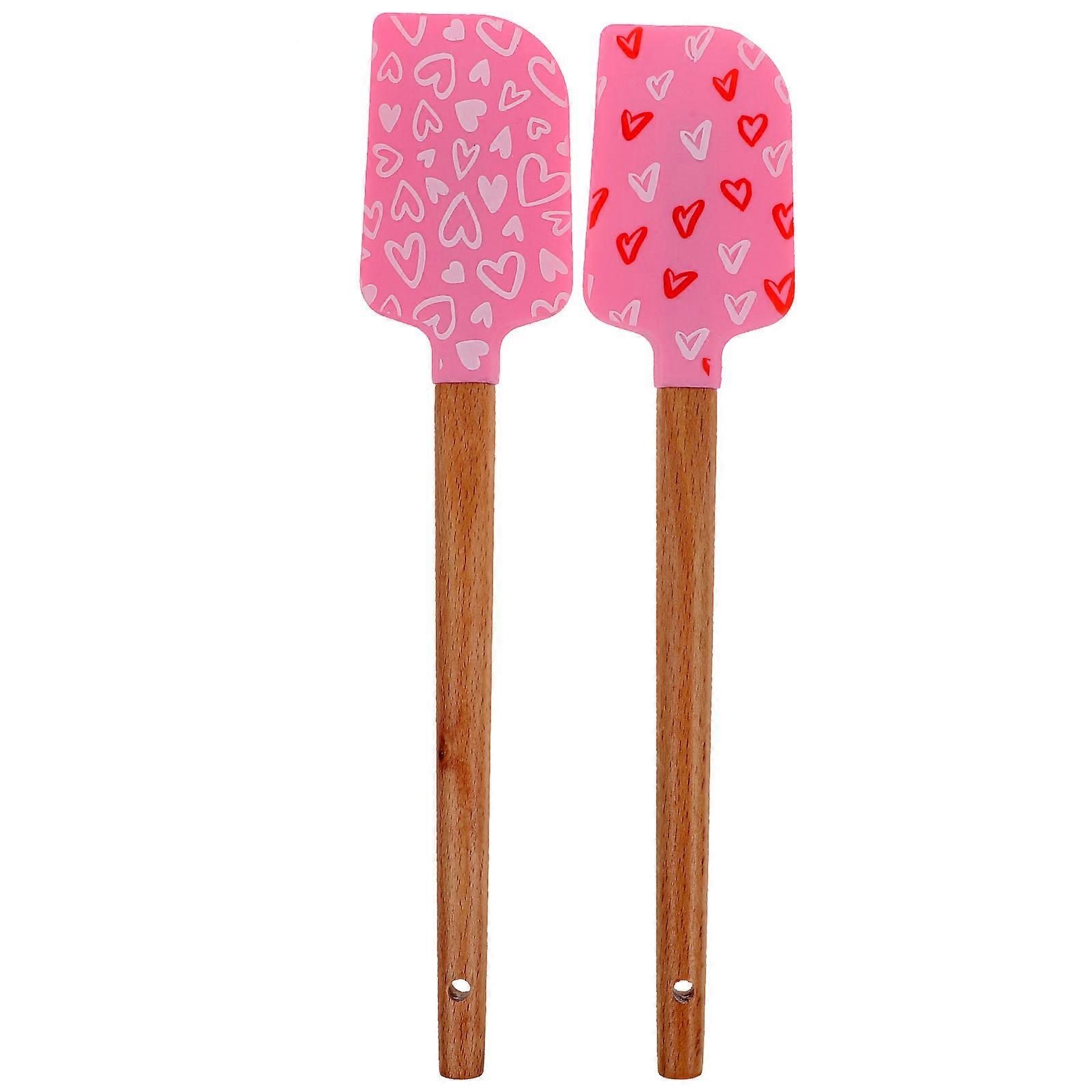 Wooden Handle Spatula, Compact and Functional, Enhances Baking Experience