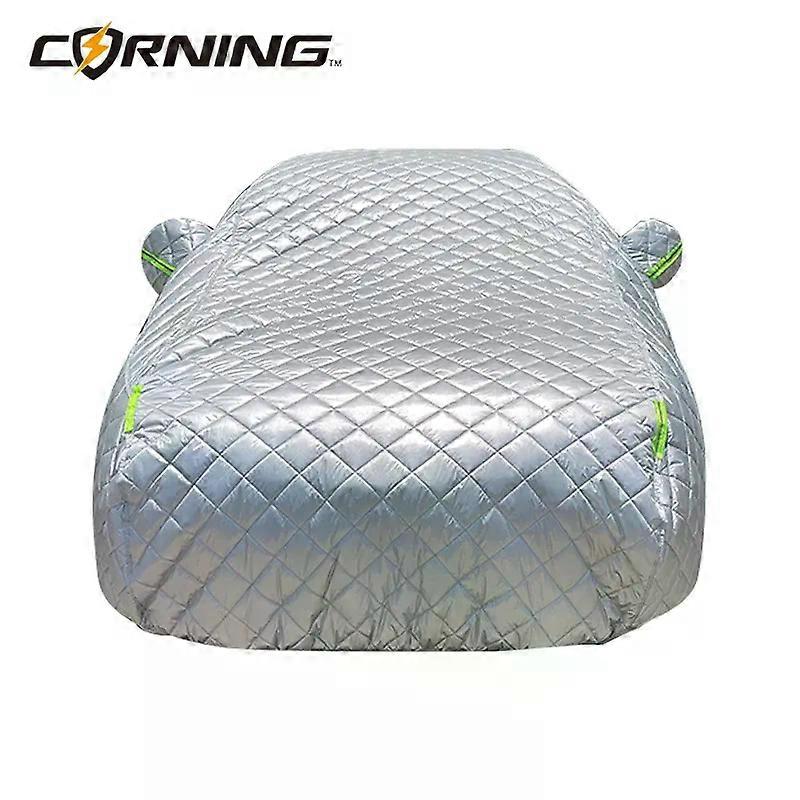 Bilskydd Utomhus Bomull Förtjockat Skydd Heltäckande Vinter Hagelskydd Snöskydd Solskydd Vattentätt Dammtät För Sedan SUV