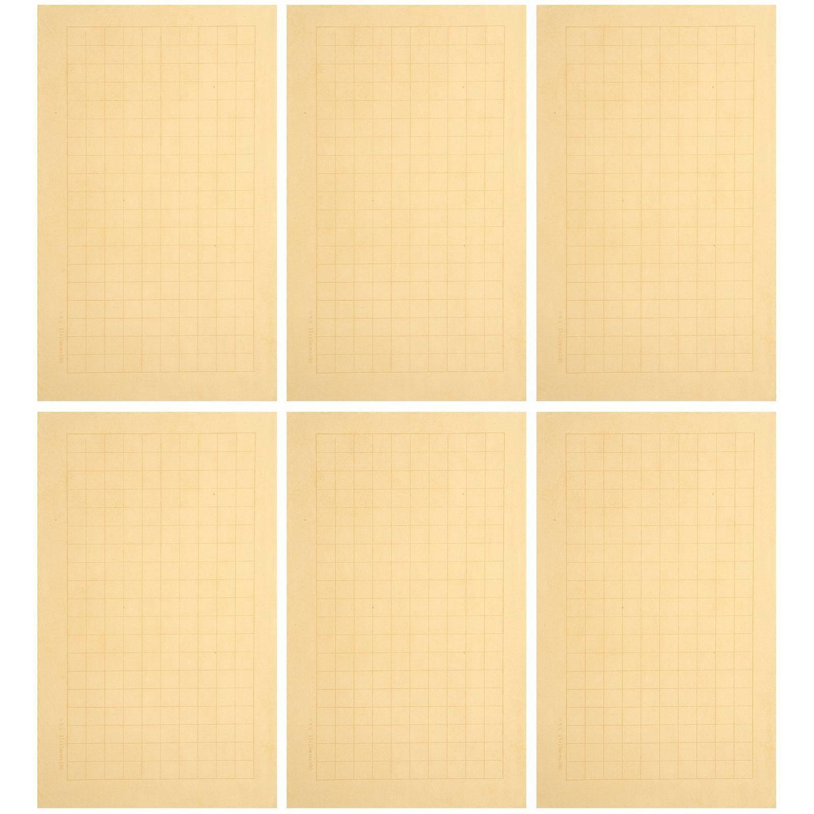 20 Sheets Chinese Calligraphy Paper Vintage Writing Paper Calligraphy Training Paper Practical Paper