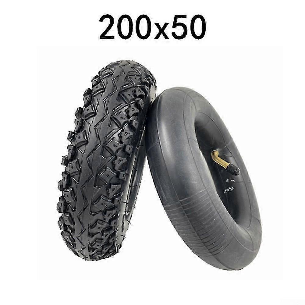 (8X2inch) Tires 200x50 Abrasion Electric Inner + Outer Practical