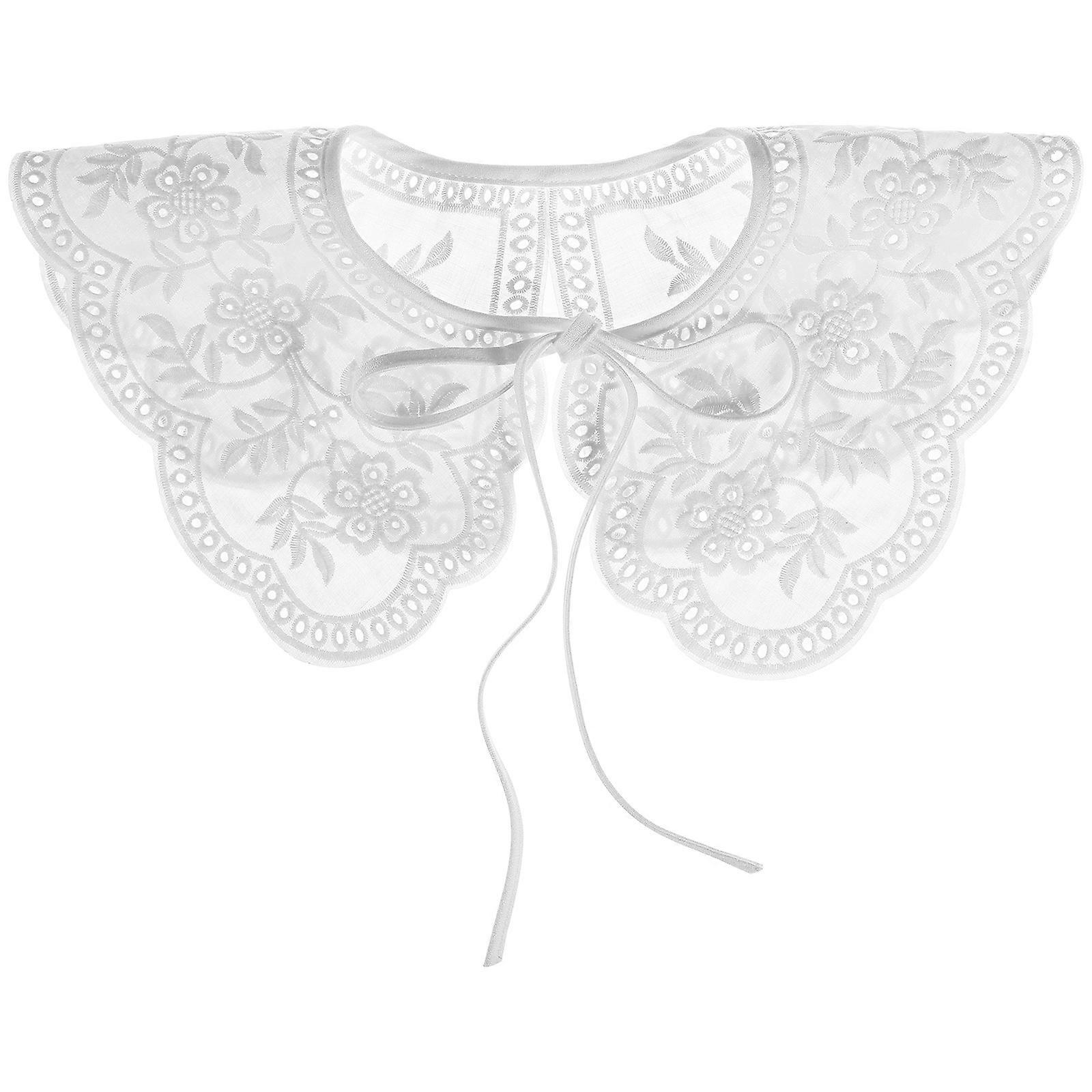 Creative Embroidery Collar Attachment, Skin-Friendly Lace, Ideal Wardrobe Addition
