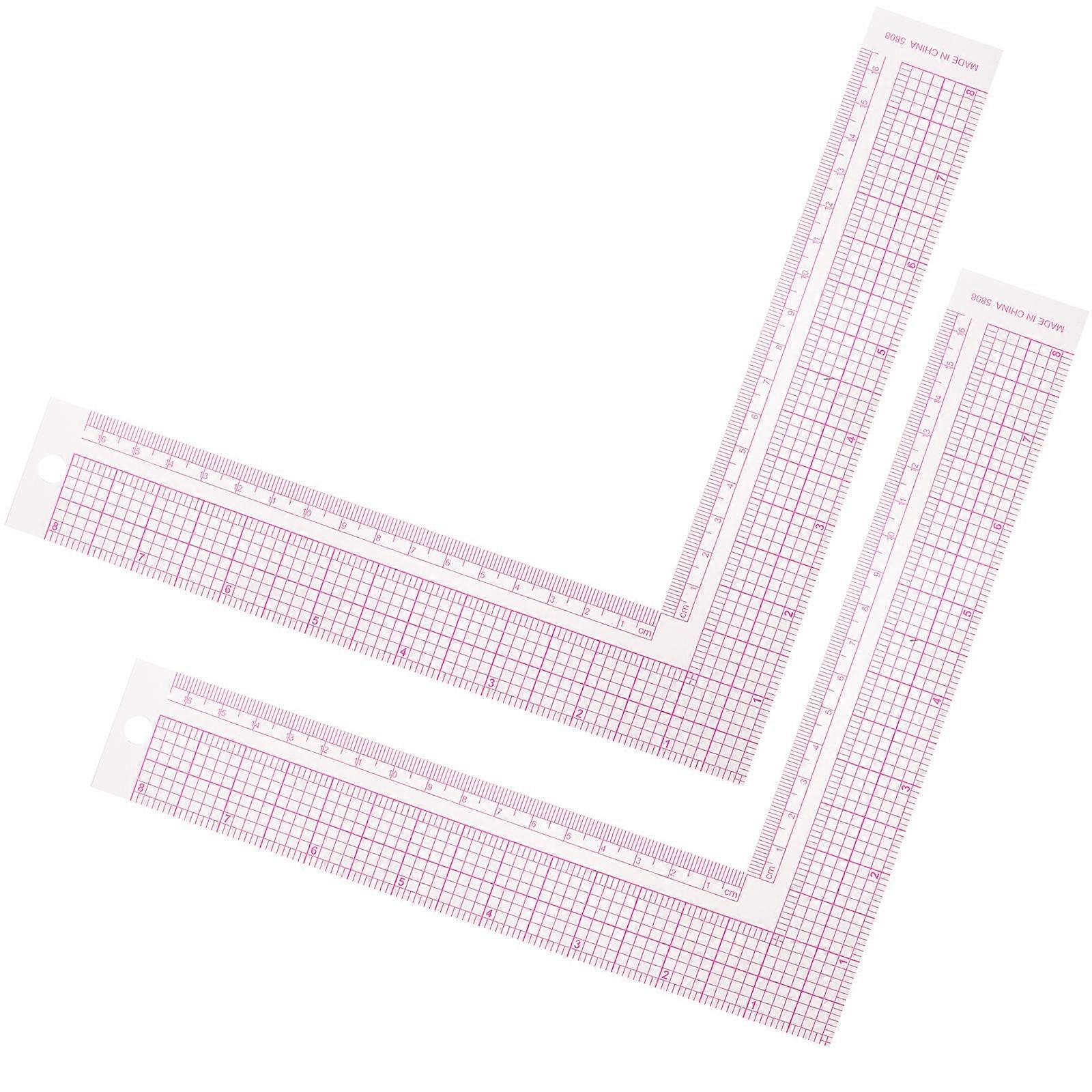 Sewing Ruler for Patterns, Versatile Tool for Drawing Lines and Creating Designs