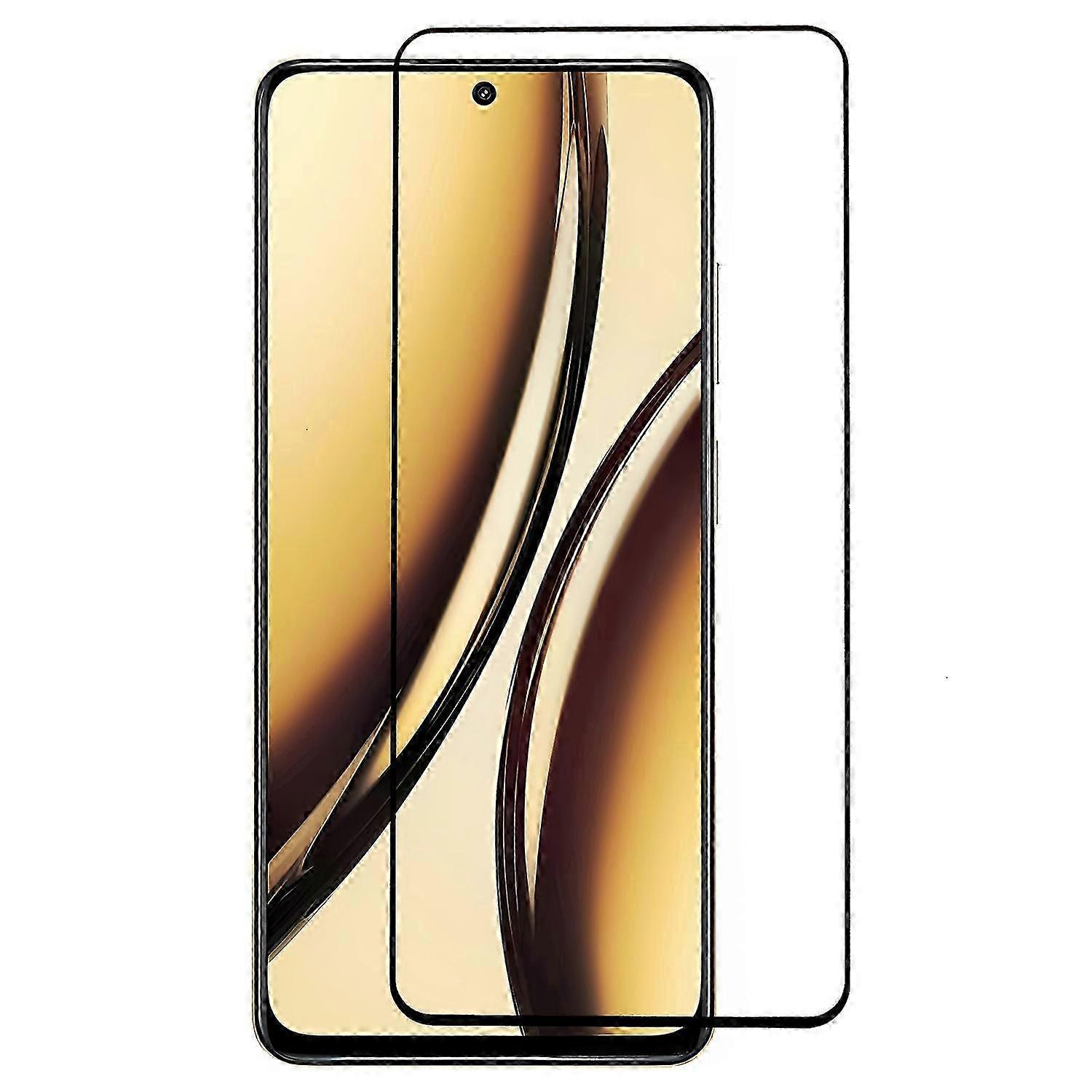 Full Glue Silk Printing Tempered Glass Full Screen Protector for a Certain Brand Narzo N65 5G