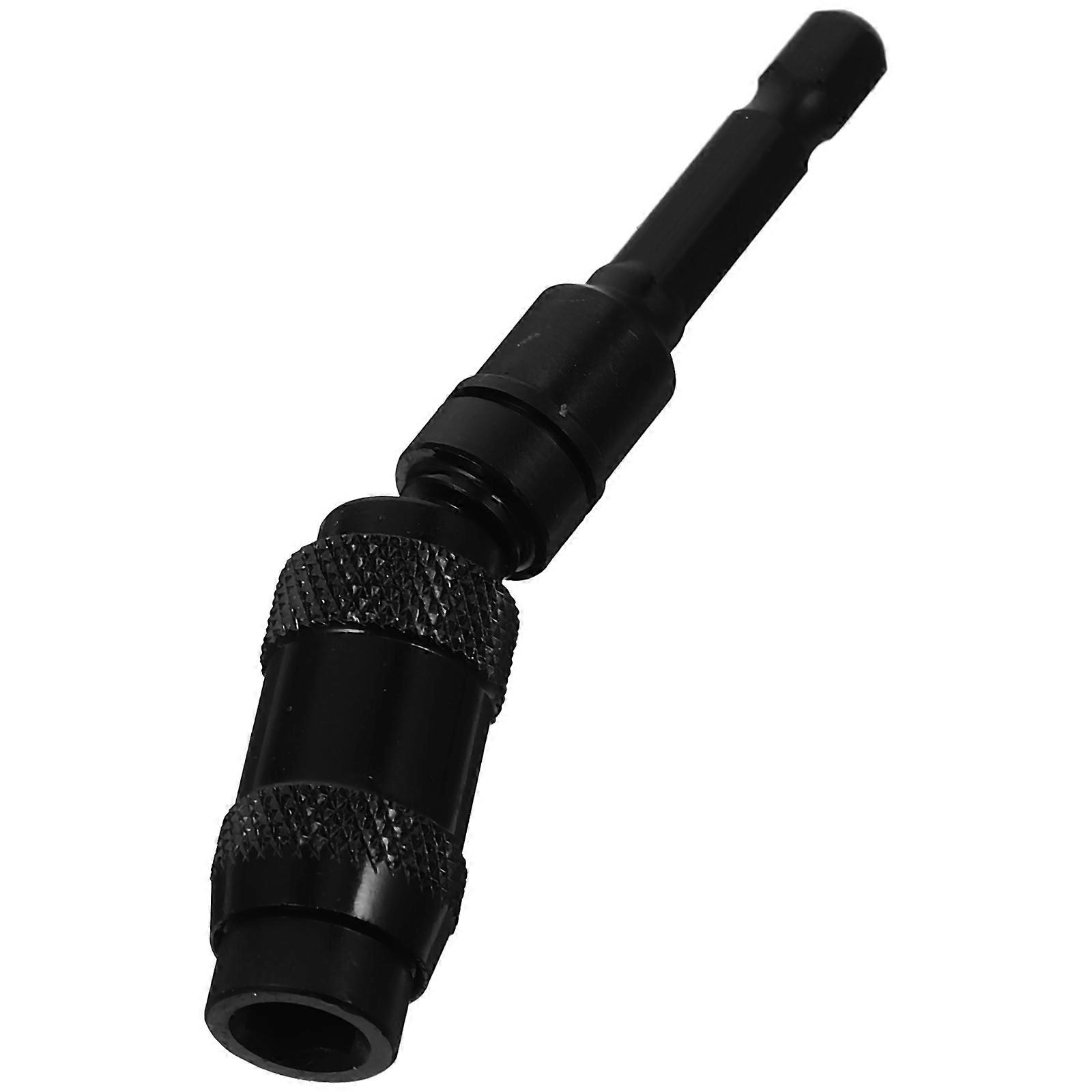 Drill Bit Extension Magnetic Drill Bit Holder Head 0-20 Degree Bend For Home Users Chrome-Vanadium Steel 8.8X1.3CM 1Pack
