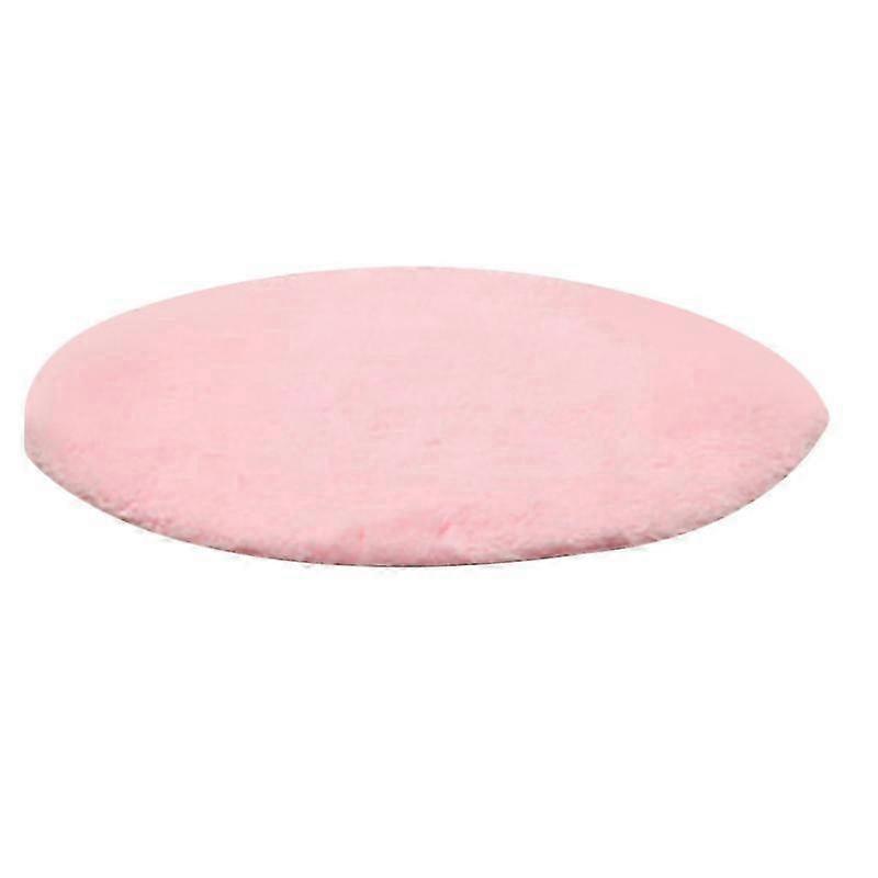 120cm Round Fluffy Soft Rug Anti-Slip Floor Mat Carpet Cushion Bedroom Decor
