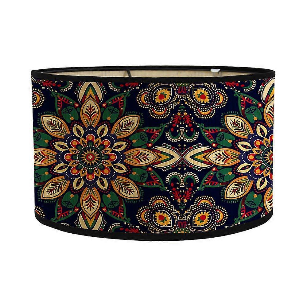 Retro Mandala Style Lampshade for Table Lamp, Floor Lamp, Ceiling Light