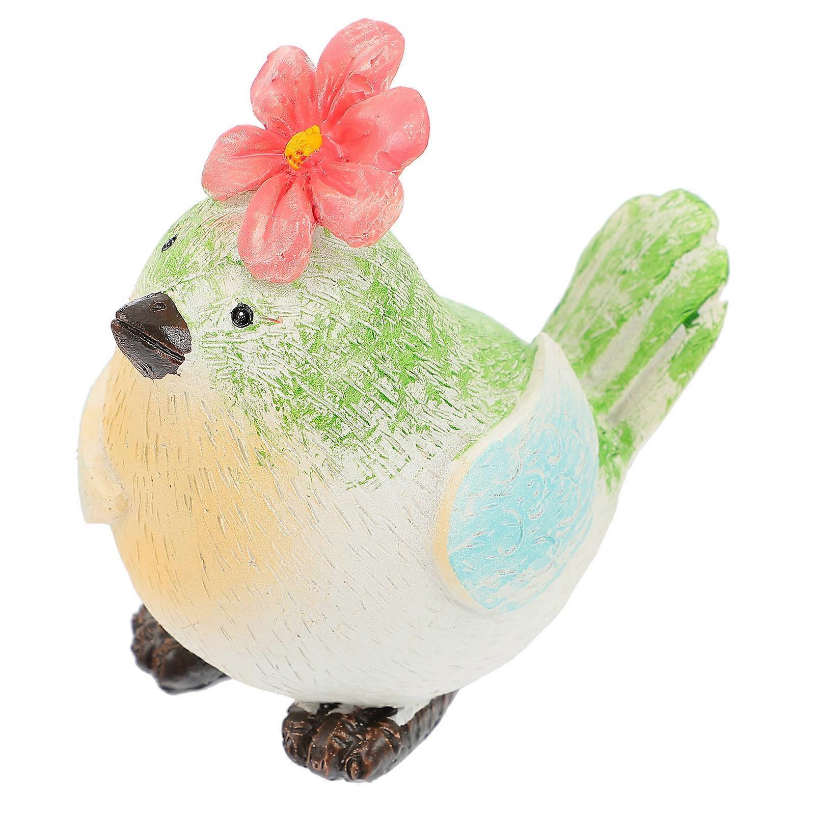 Garden Bird Decor Bird Statue Garden Embellishment Realistic Appearance 1Pc