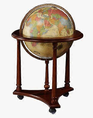 Replogle Lafayette Illuminated Floor Globe, Antique 16"