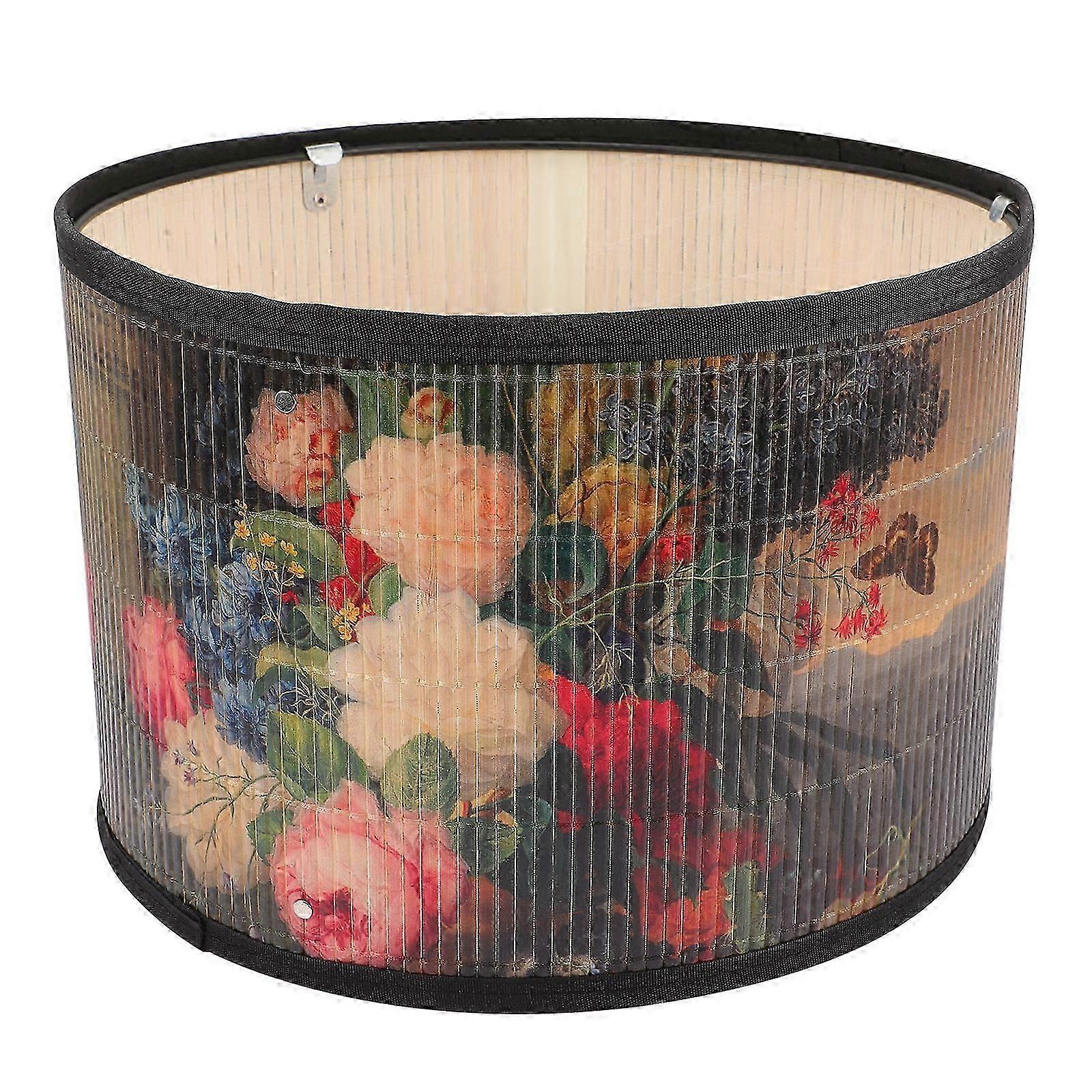 Flower Decor Drum Light Shade Lamp Shade Replacement Table Lamp Shade Chandelier Lamp Shades