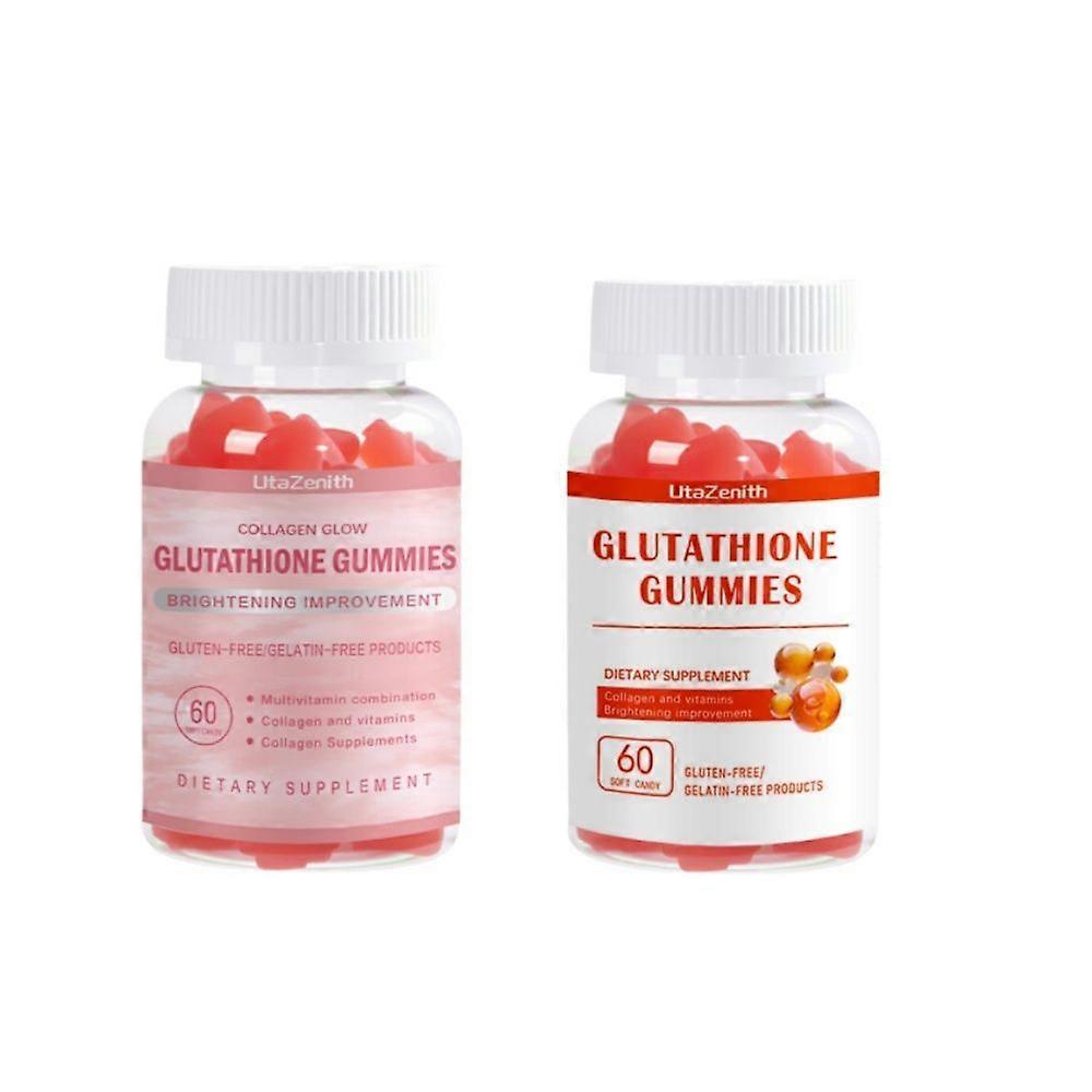 L, Glutathione gummies, with vitamins C and B12, daily supplement, combination pack