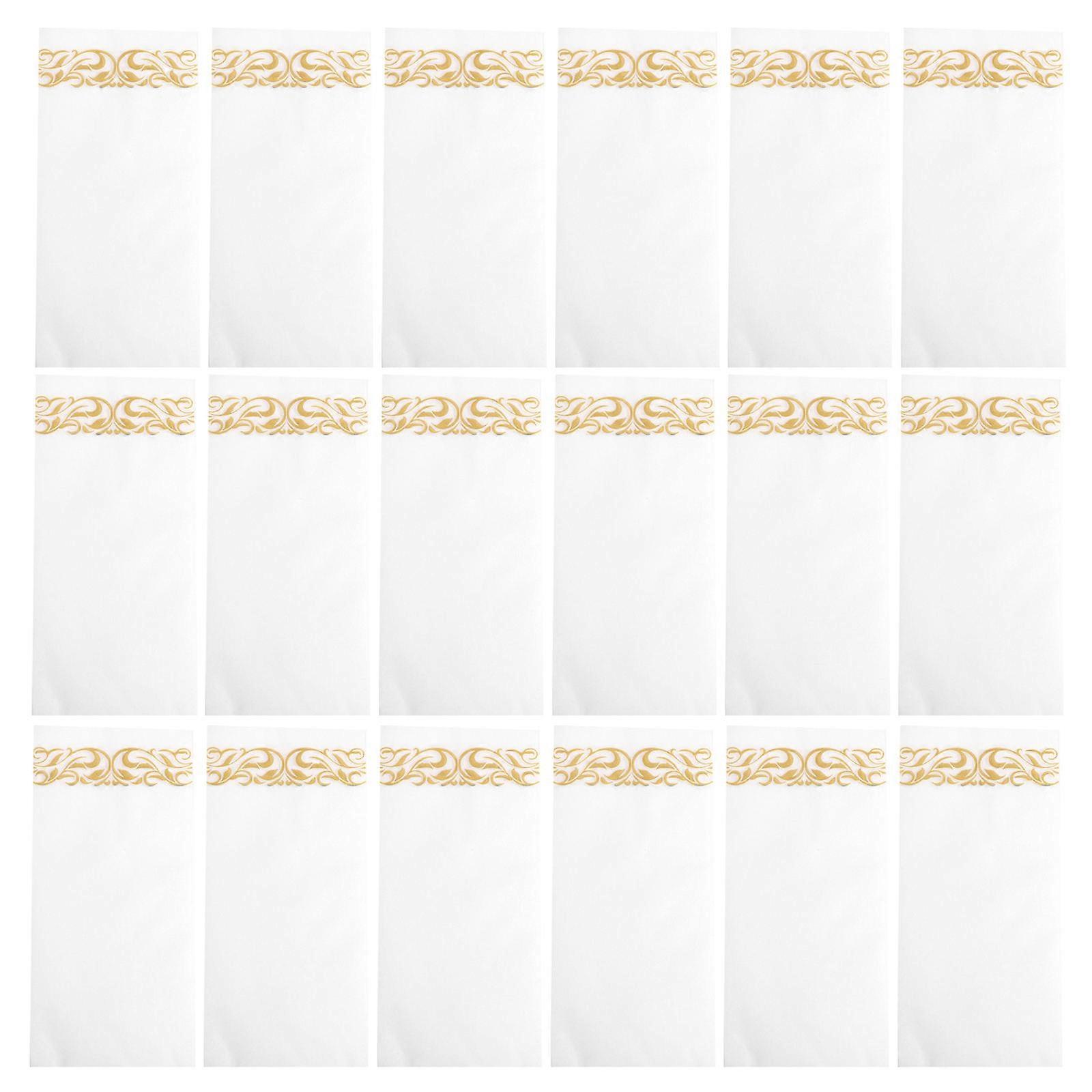 מפיות ארוחת ערב רשמית נייר ללא אבק שיק עיצוב מלון שימוש במסעדה שימוש 43.00X30.00X0.10 ס"מ 25 יחידות