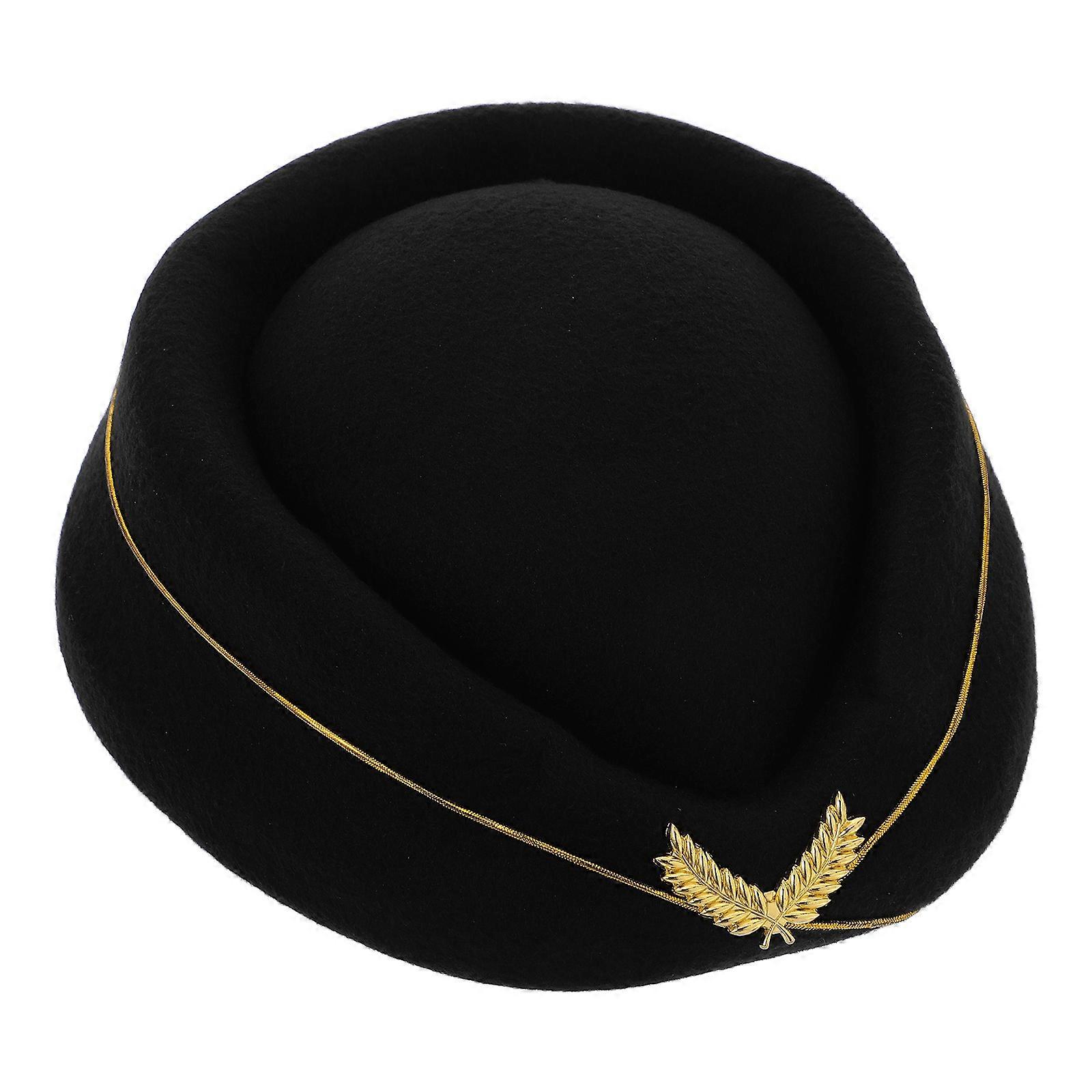 Cosplay Stewardess Hat Beret Stewardess Hat Stage Event Elegant Design 1Set