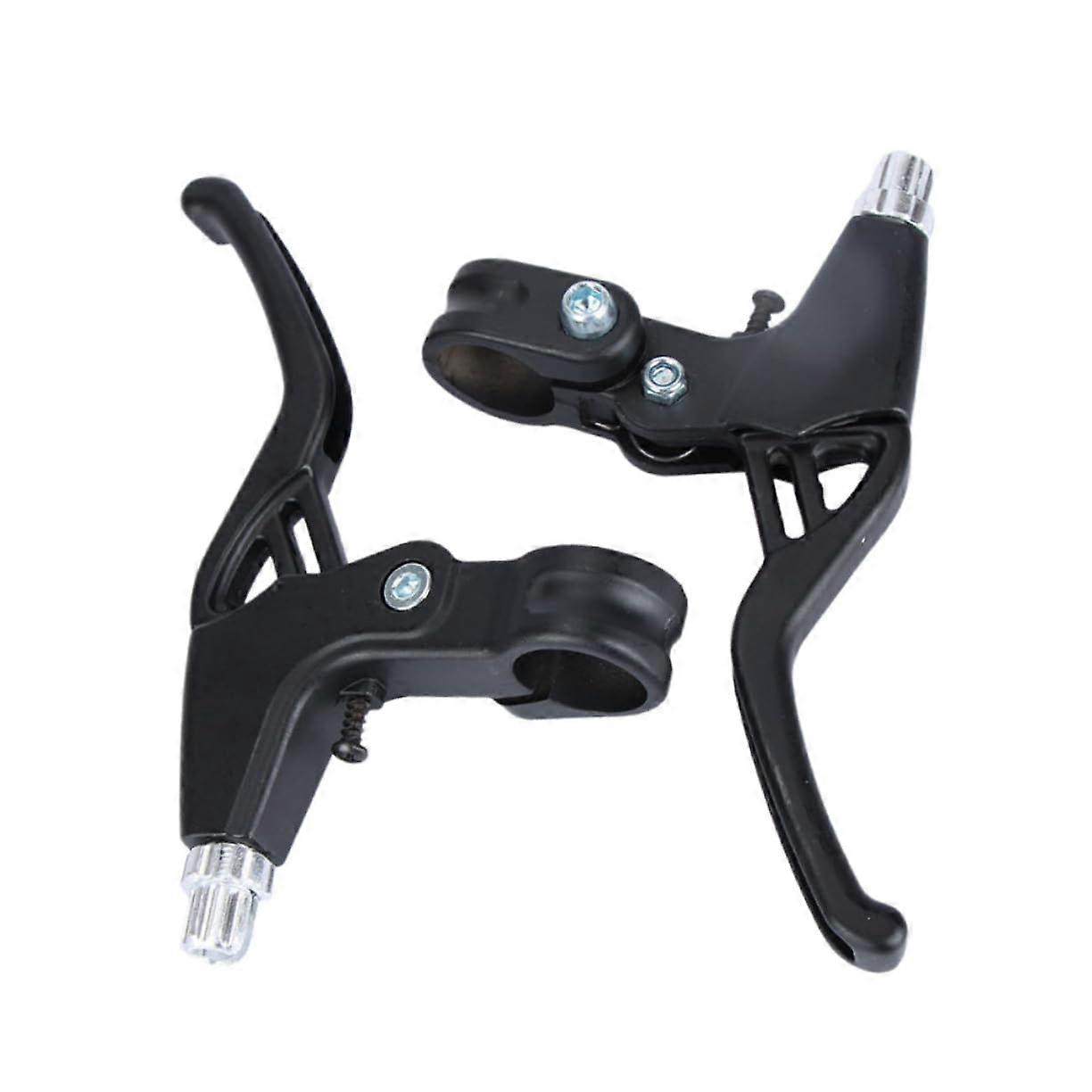Bicycle Brake Levers Aluminium Alloy Universal Handlebars Compatible 1 Pair For Mountain And Road Bikes