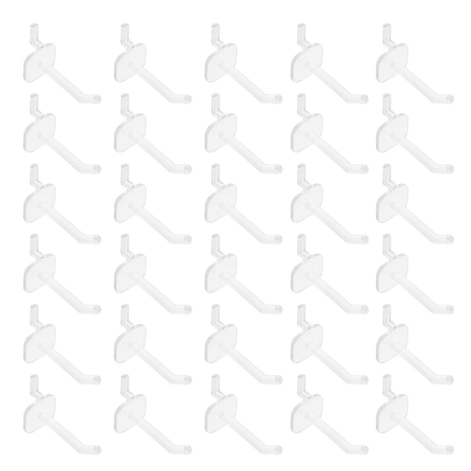 Peg Board Accessories διαφανής πλαστική λαβή υψηλής ορατότητας οργάνων εργαλείων Pegboard για 50Pcs