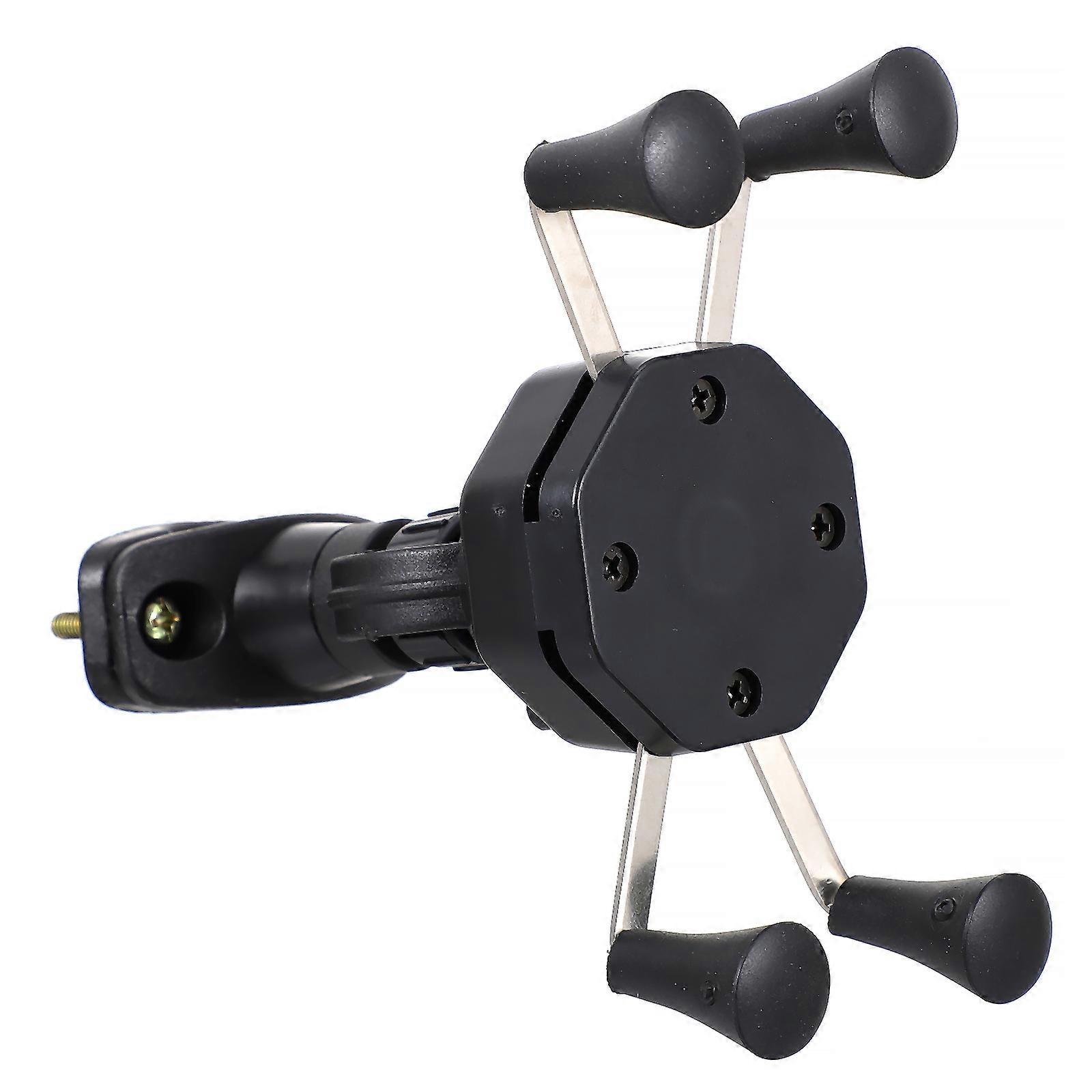 Bike Phone Mount with Anti-Shaking Design for Cellphone Universal Handlebar Holder Yellow ABS