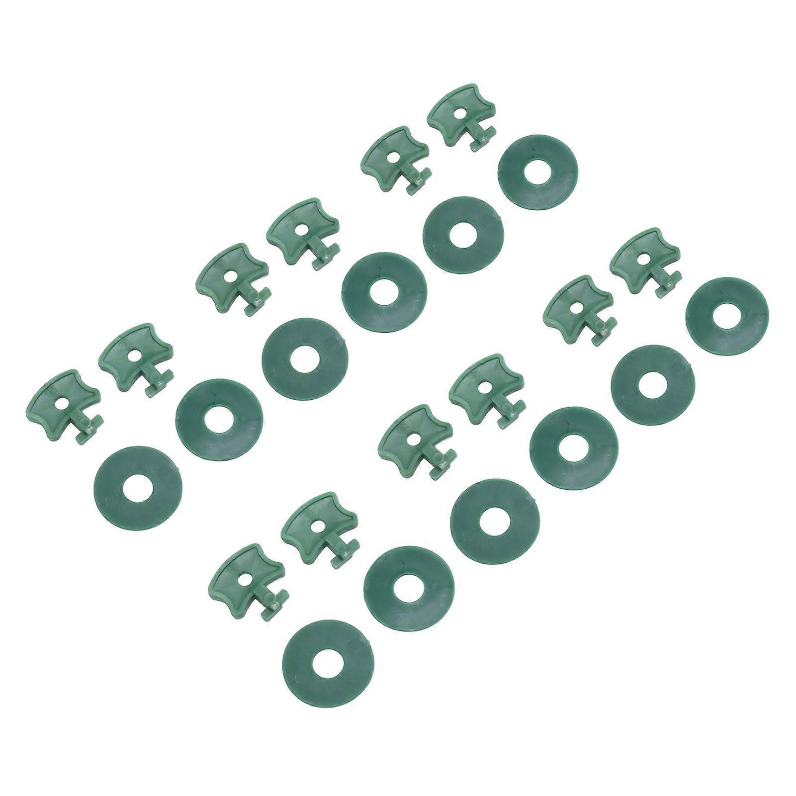 100PCS Greenhouse Twist Clips Plastic Shading Fixing Clips with Washers for Greenhouse Insulation Bubble Netting Wrap 