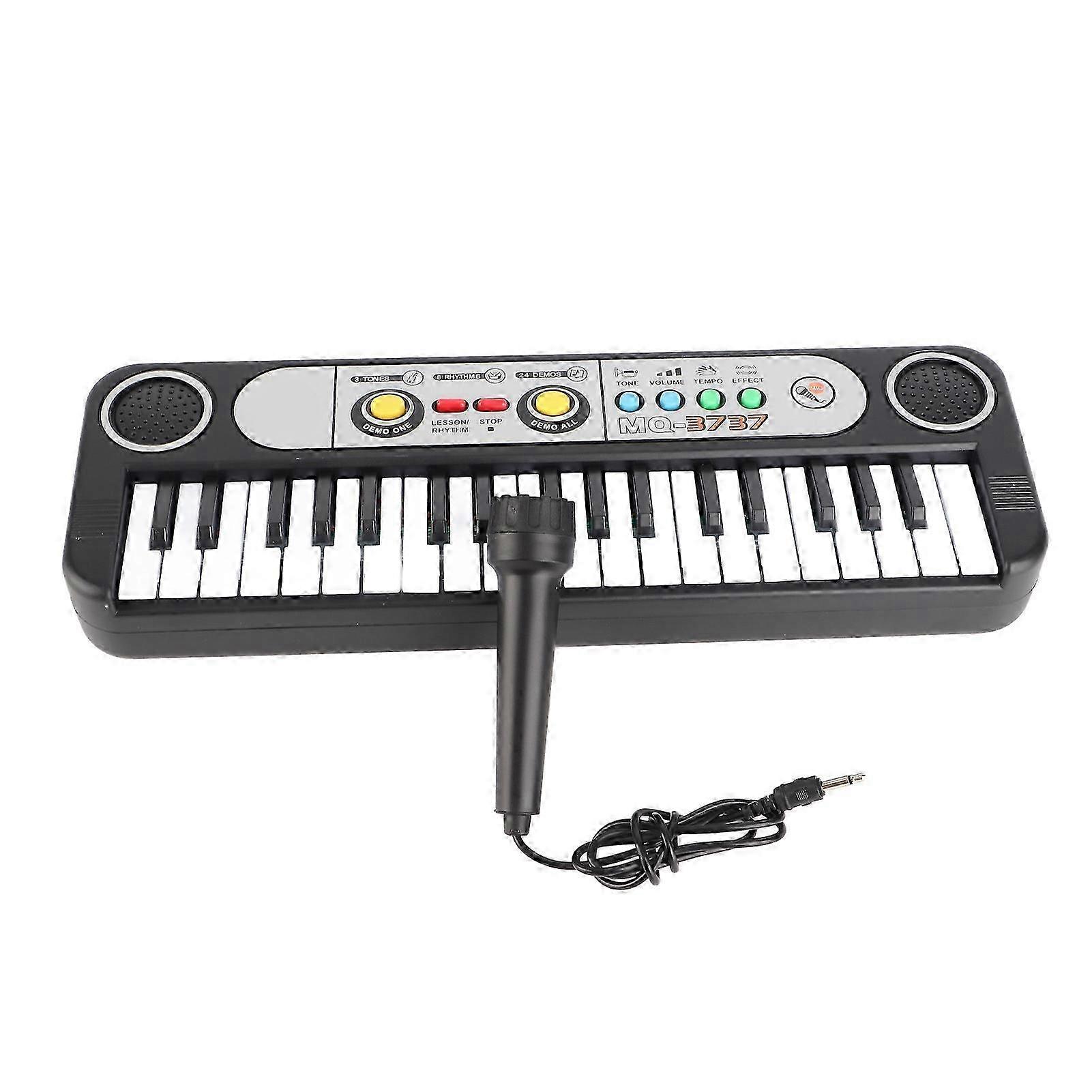 37-Key Electric Digital Keyboard Piano Musical Instruments Kids Toy with Microphone