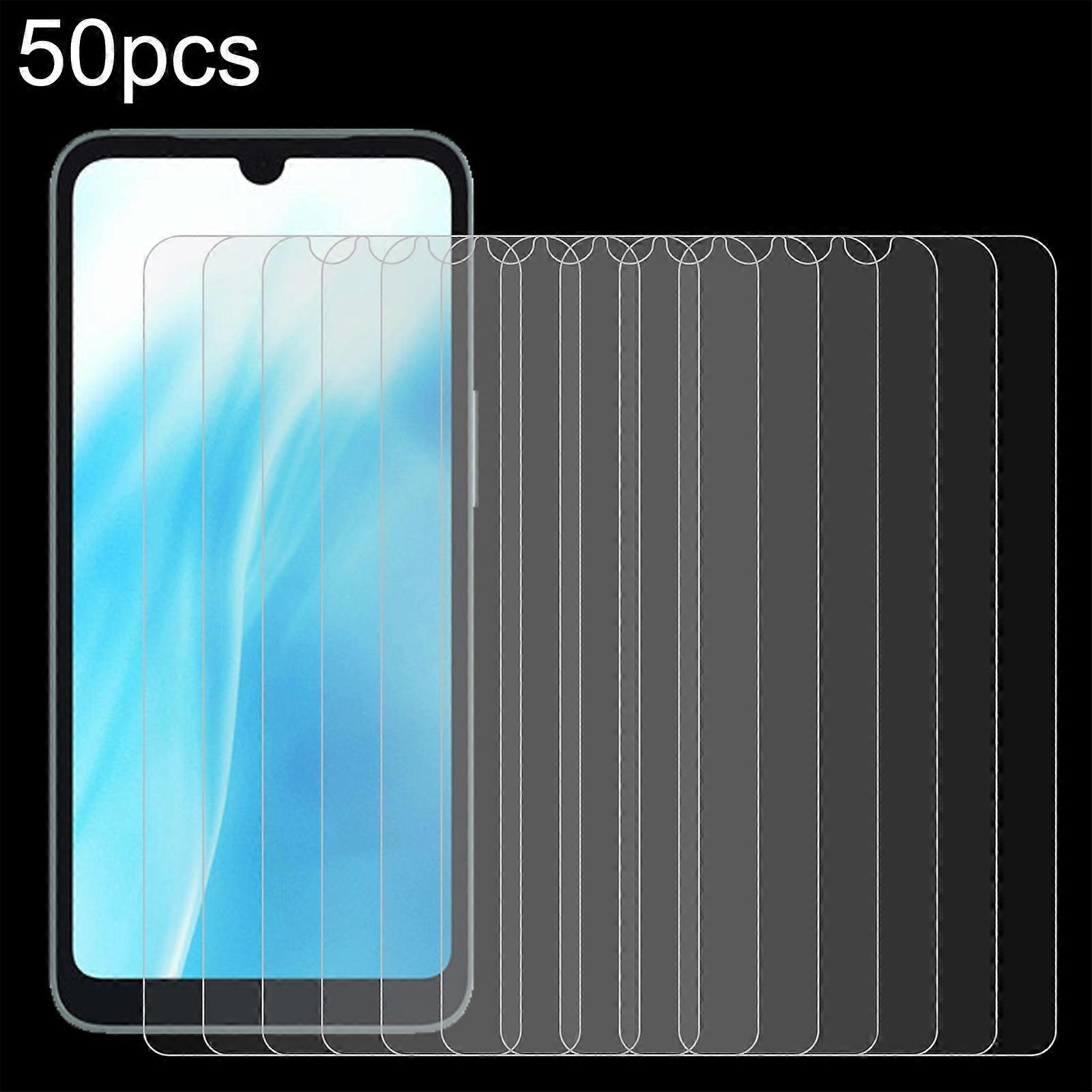 50pcs 0.26mm 9H 2.5D Tempered Glass Film