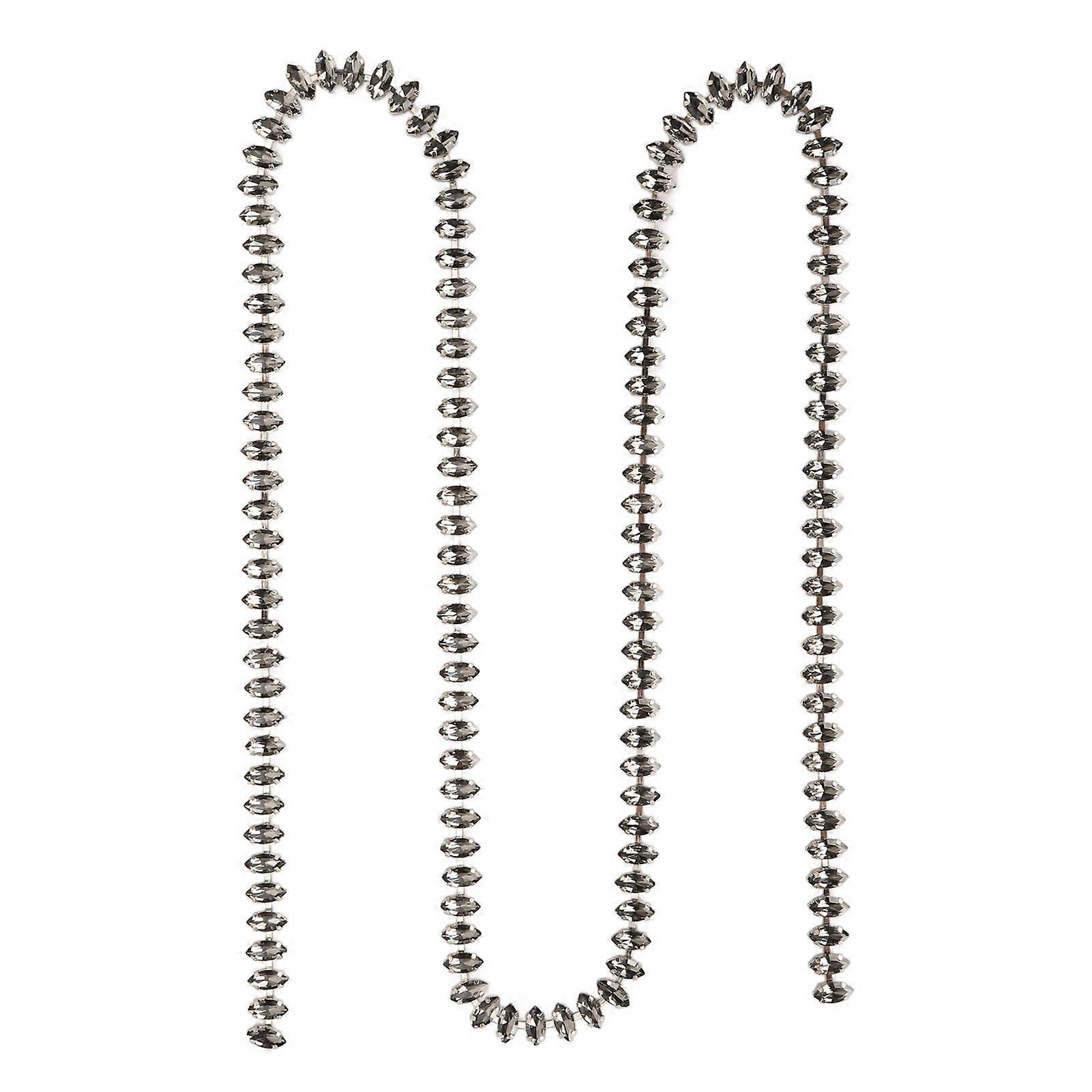 2025 Latest Model  Rhinestone Claw Chain Shiny Cuttable Rhinestone Beaded