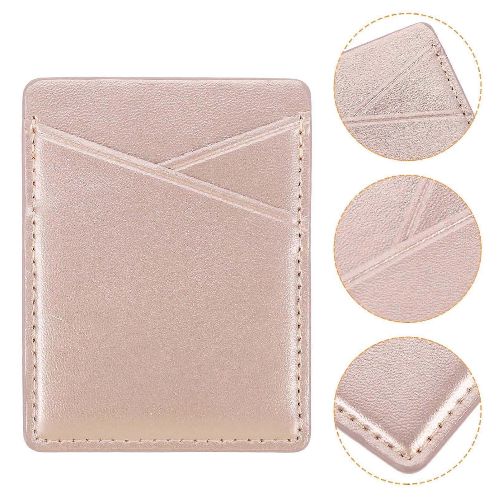 Credit Card Holder Rectangular Minimalist Style Travel Accessory 2Pcs