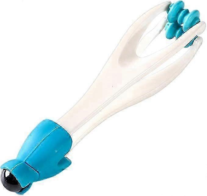 フィンガーローラー薄型手動ハンドマッサージャー、家庭用、スポーツ、ジムの女性と男性用のポータブルワイヤレスローラーストレスリリーフリング