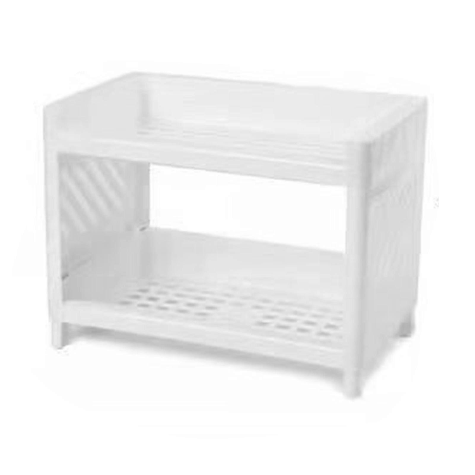Desktop Storage Shelf Multifunctional Practical Durable Desktop Organizer for Bedroom White
