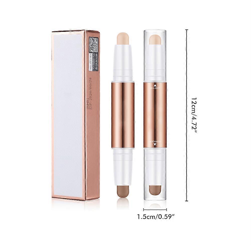 Double Headed Contouring Stick Clavicle Shadow Pen to Improve Contour Face Highlighter Sticks