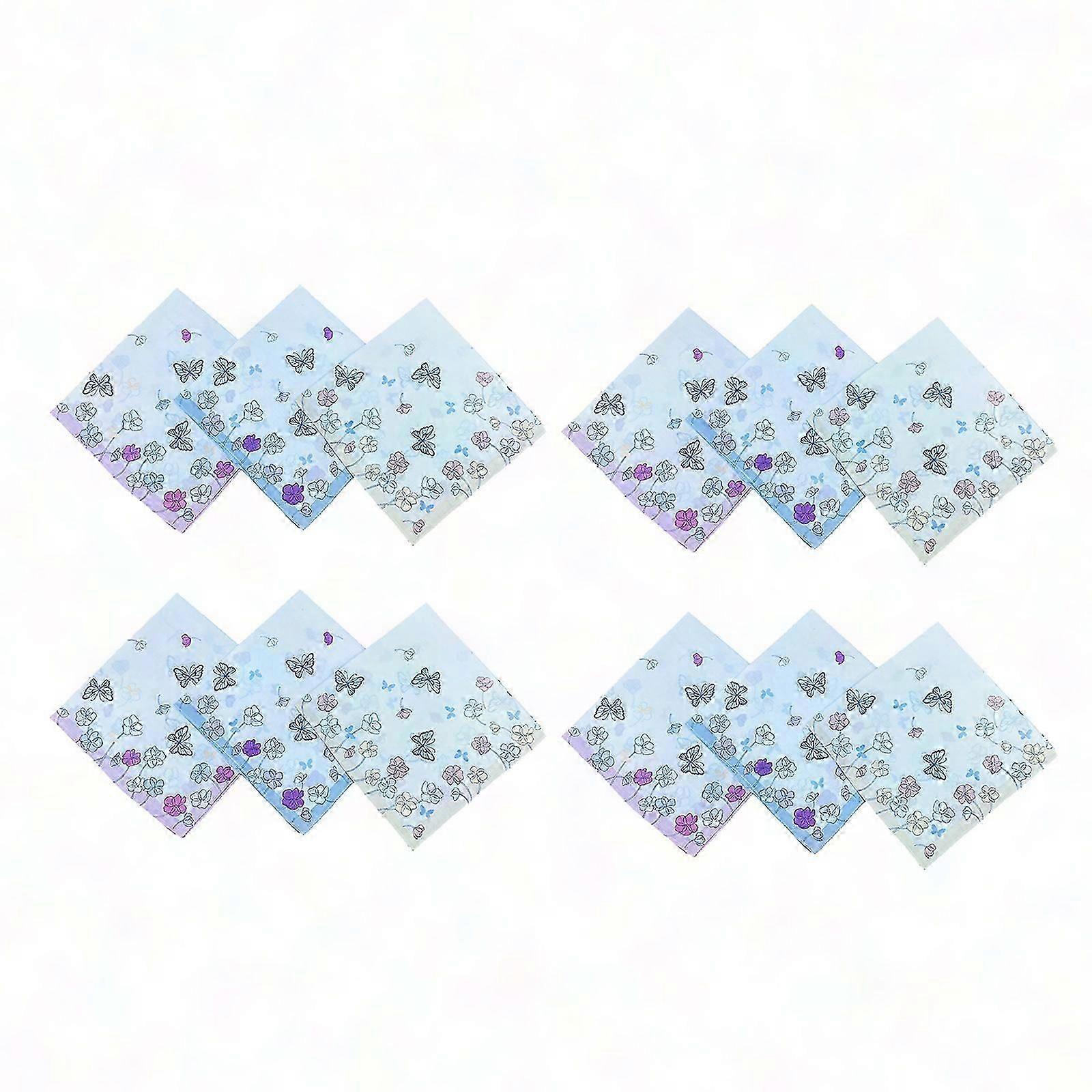Wedding Floral Pattern Pocket Square Handkerchief