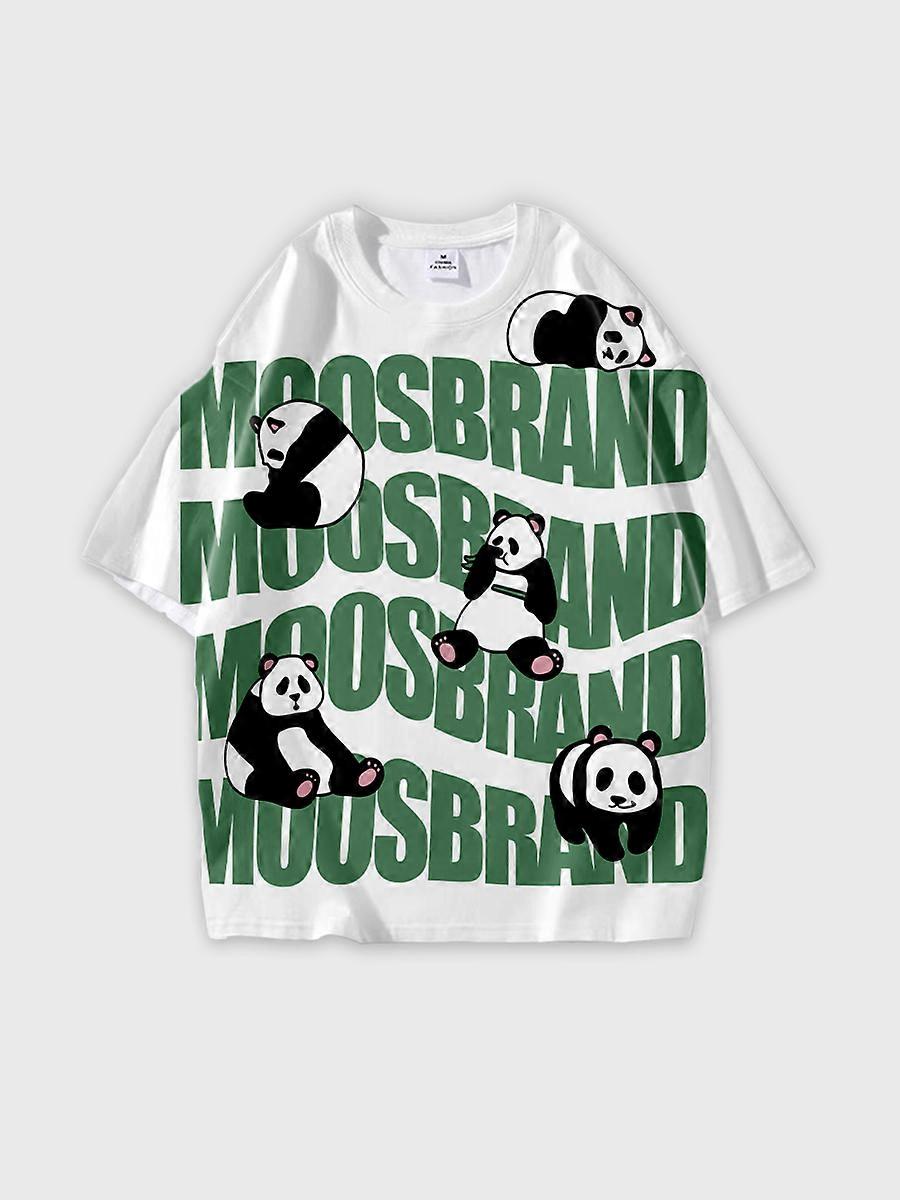 T-shirt round neck Pattern loose short sleeve JW493